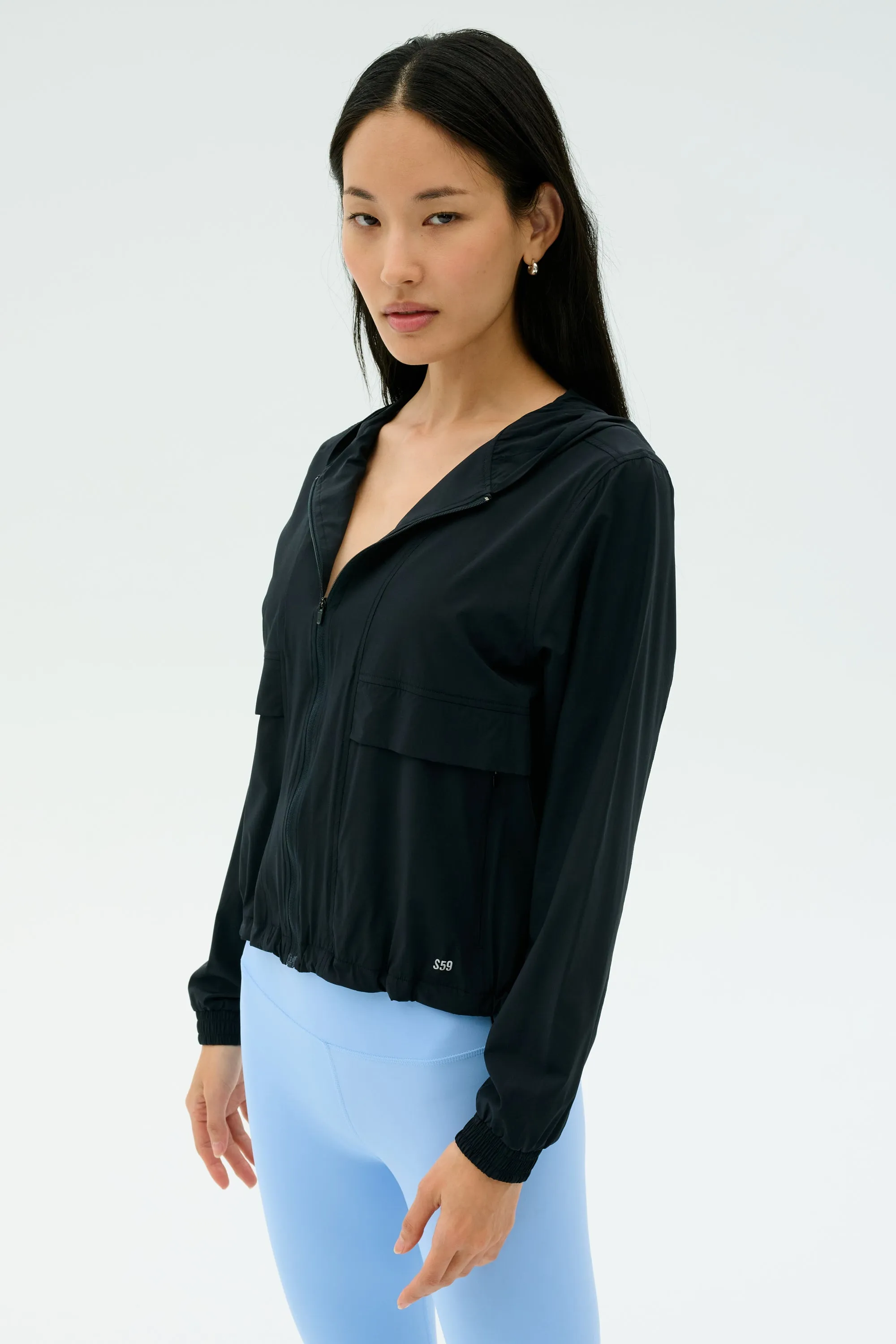 Megan Woven Nylon Jacket - Black sold by Splits59 product image thumbnail 2