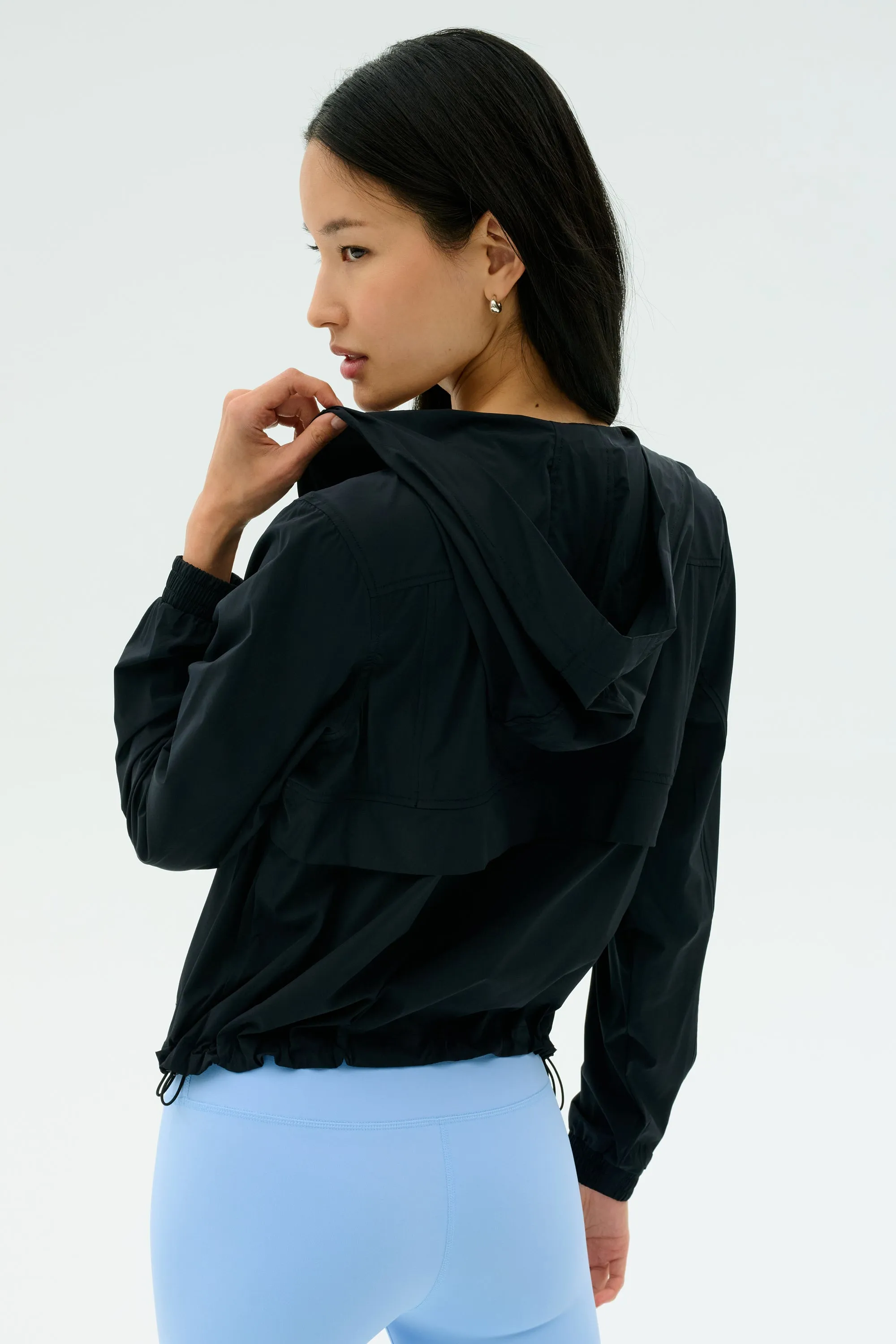 Megan Woven Nylon Jacket - Black sold by Splits59 product image thumbnail 3
