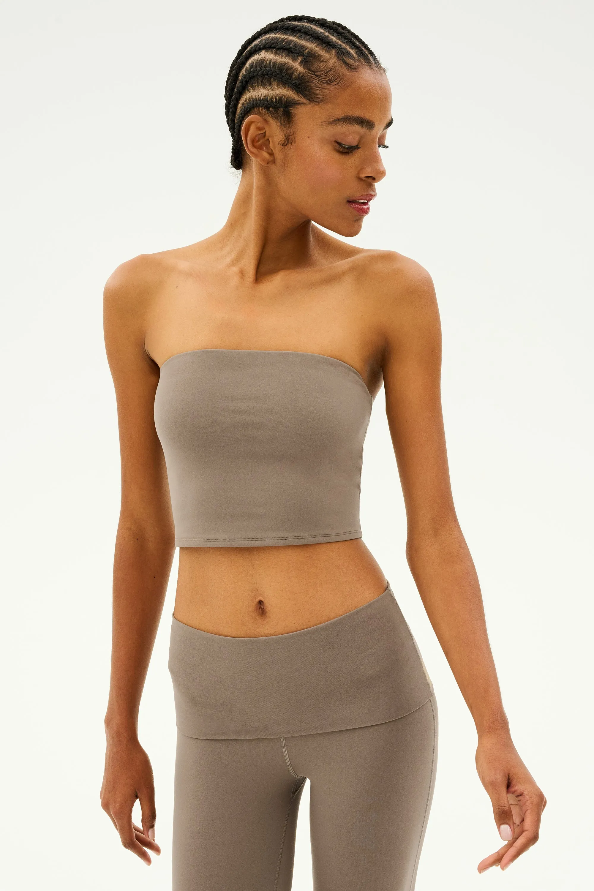 Hazel Airweight Crop Bandeau - Lentil sold by Splits59