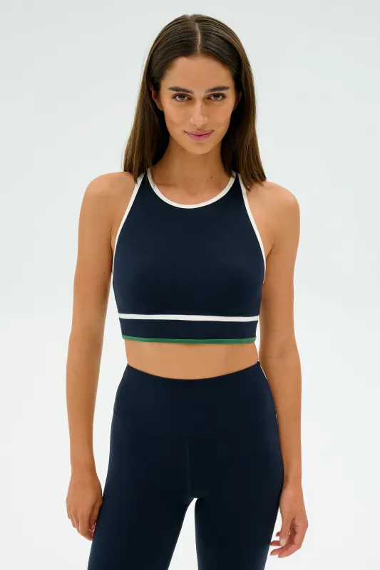 Layla Airweight Bra - Indigo/White sold by Splits59