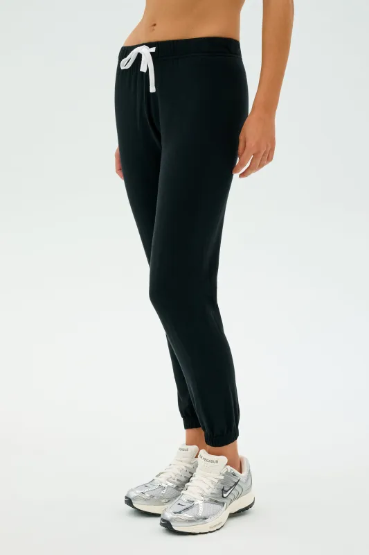 Sonja Fleece Sweatpant - Black sold by Splits59