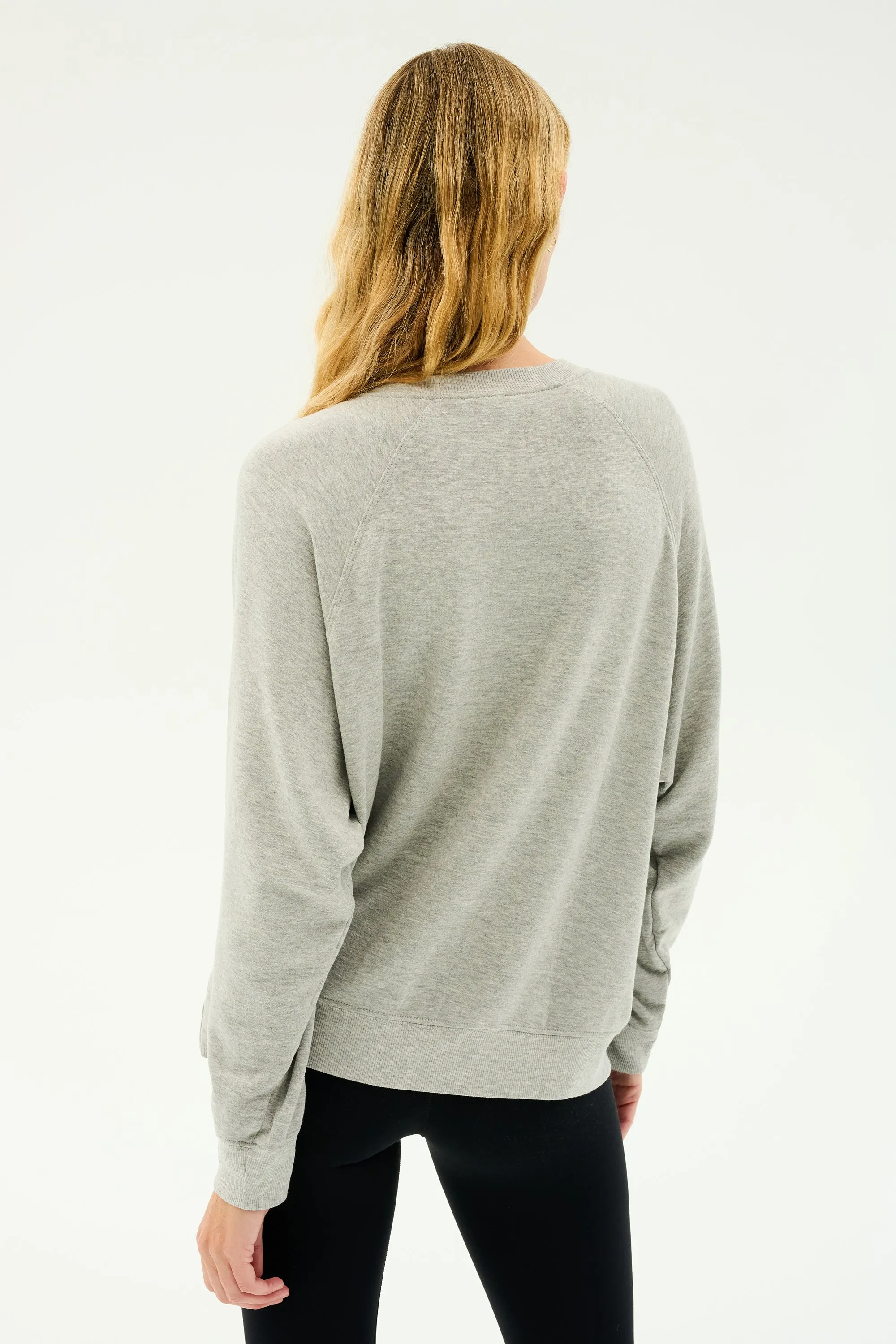 Andie Fleece Sweatshirt - Heather Grey sold by Splits59 product image thumbnail 2