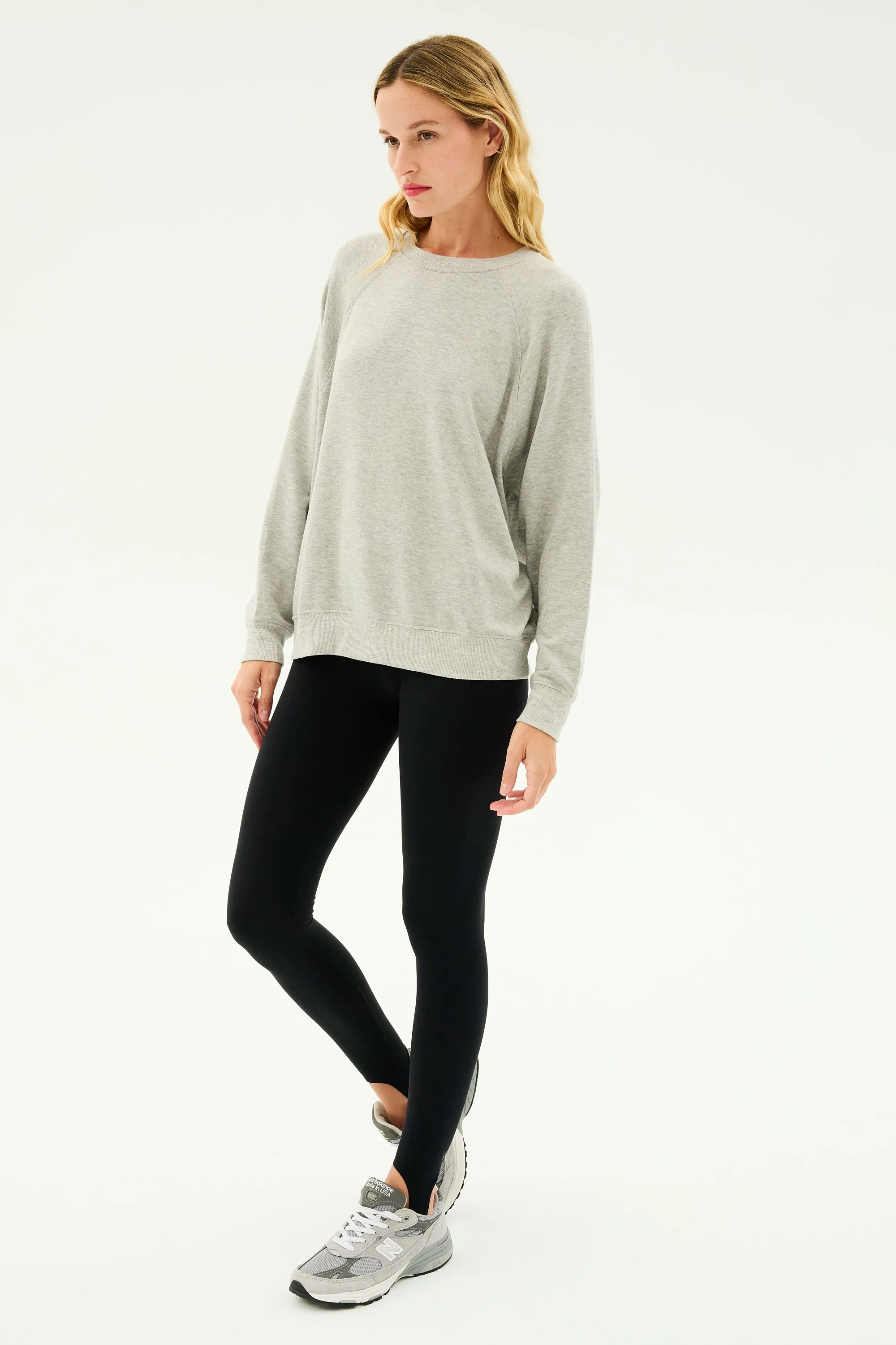 Andie Fleece Sweatshirt - Heather Grey sold by Splits59 product image thumbnail 3