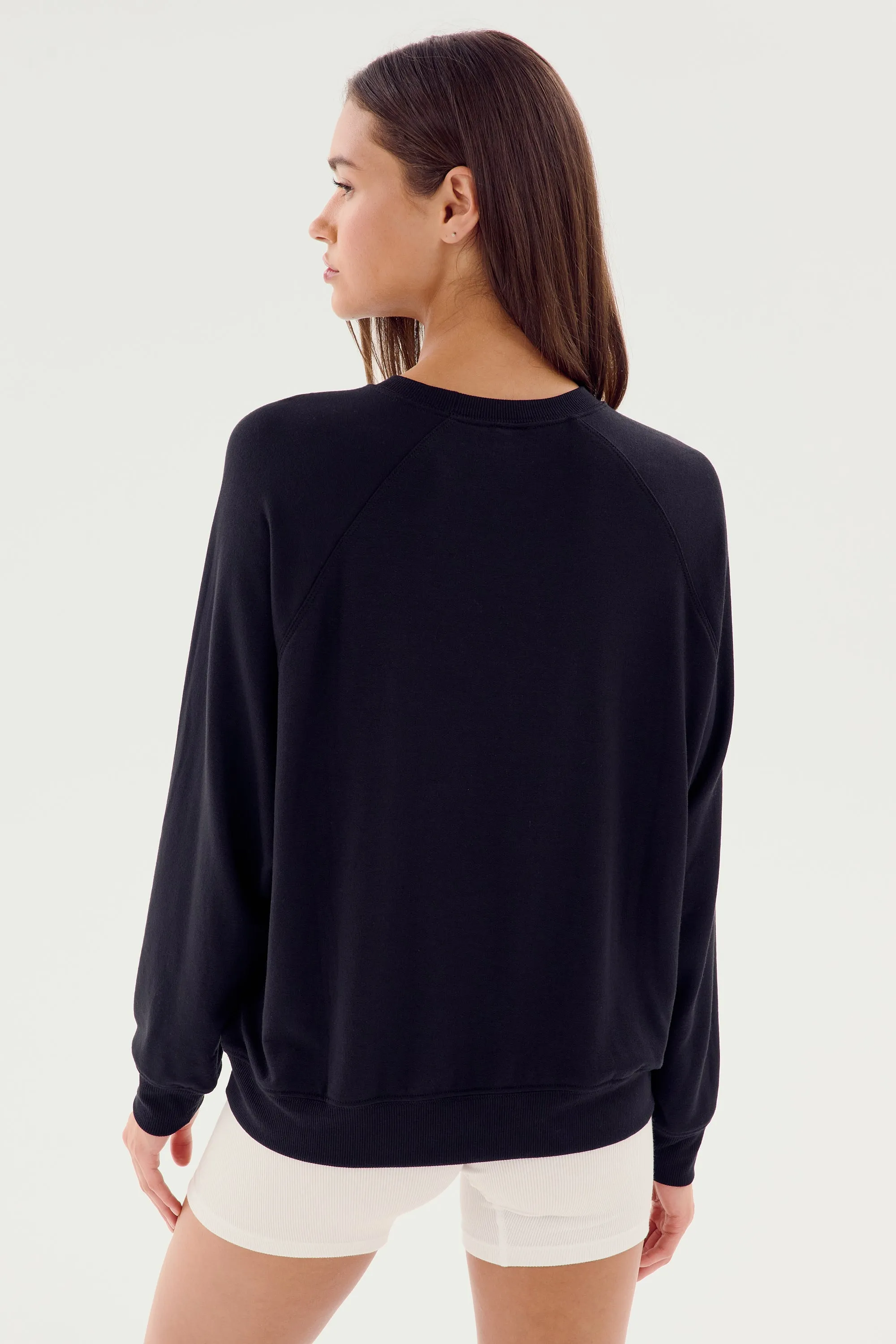 Andie Fleece Sweatshirt - Black sold by Splits59 product image thumbnail 2