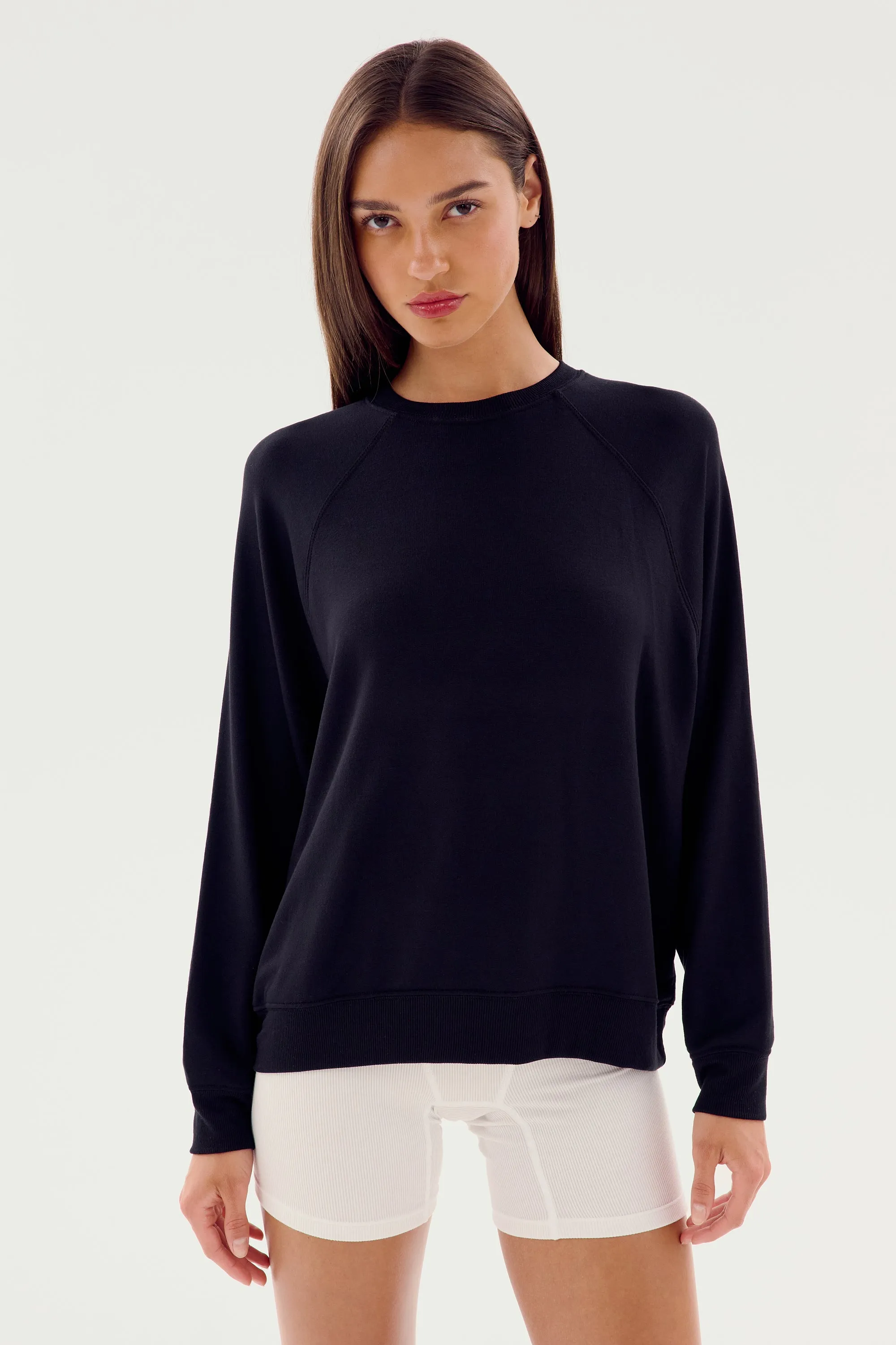Andie Fleece Sweatshirt - Black sold by Splits59