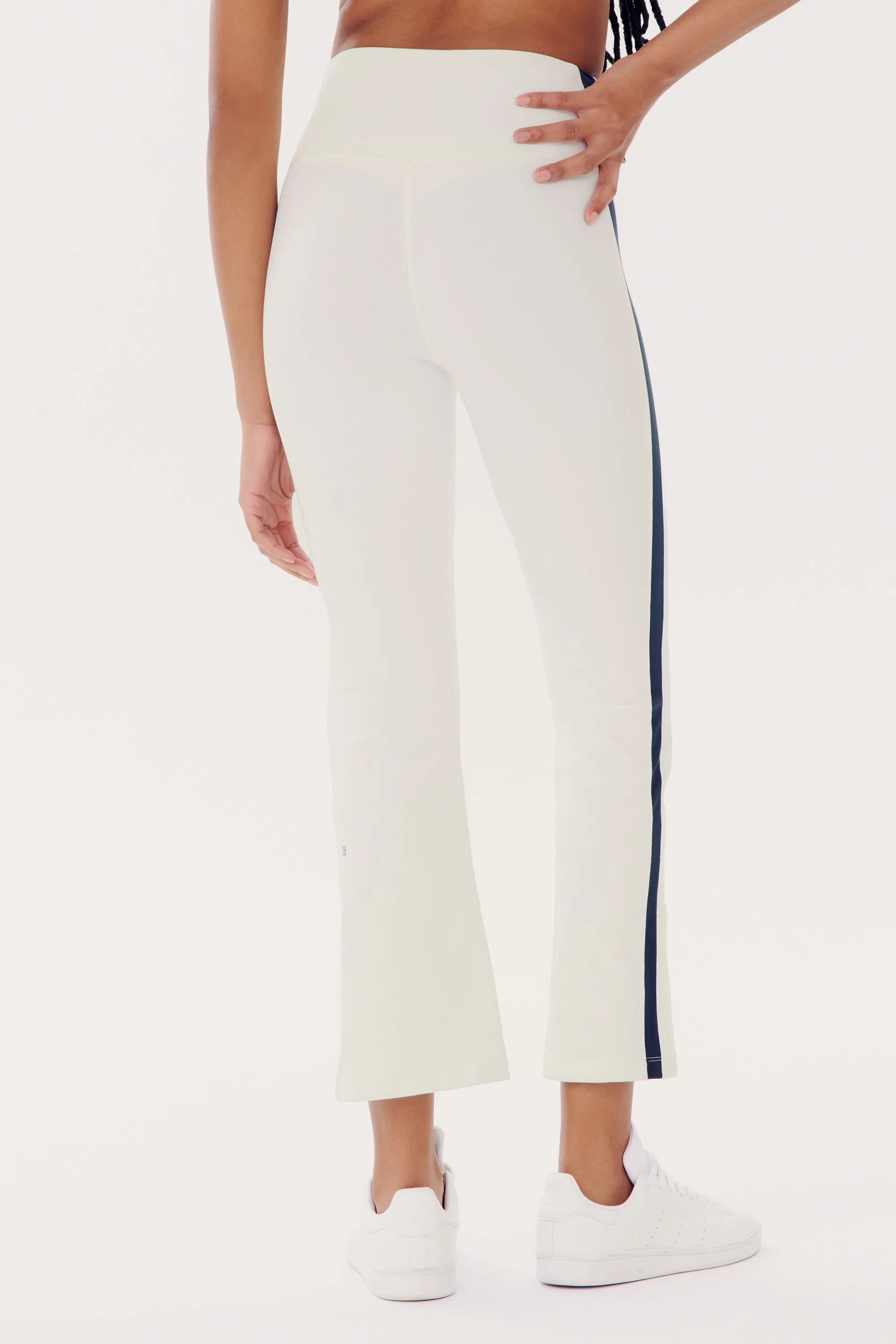 Raquel High Waist Crop - White/Indigo sold by Splits59 product image thumbnail 3