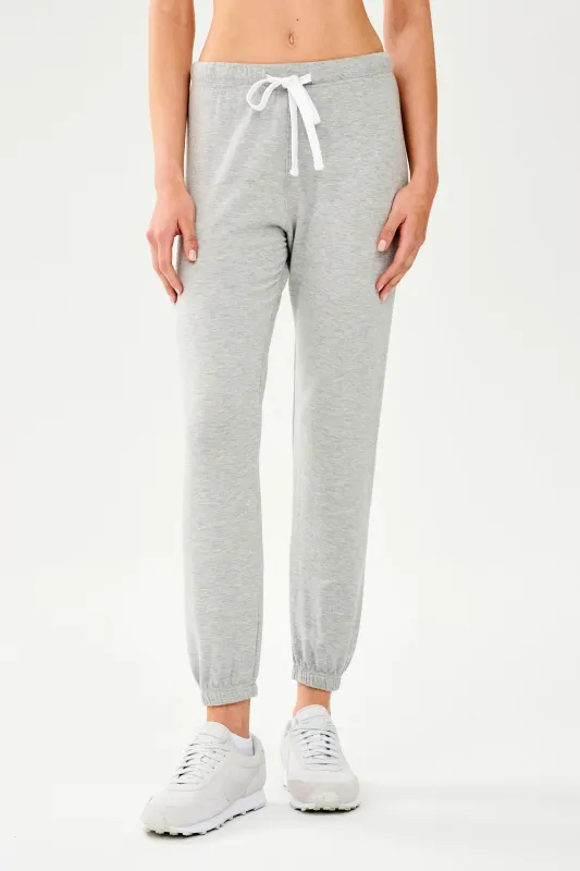 Sonja Fleece Sweatpant - Heather Grey sold by Splits59