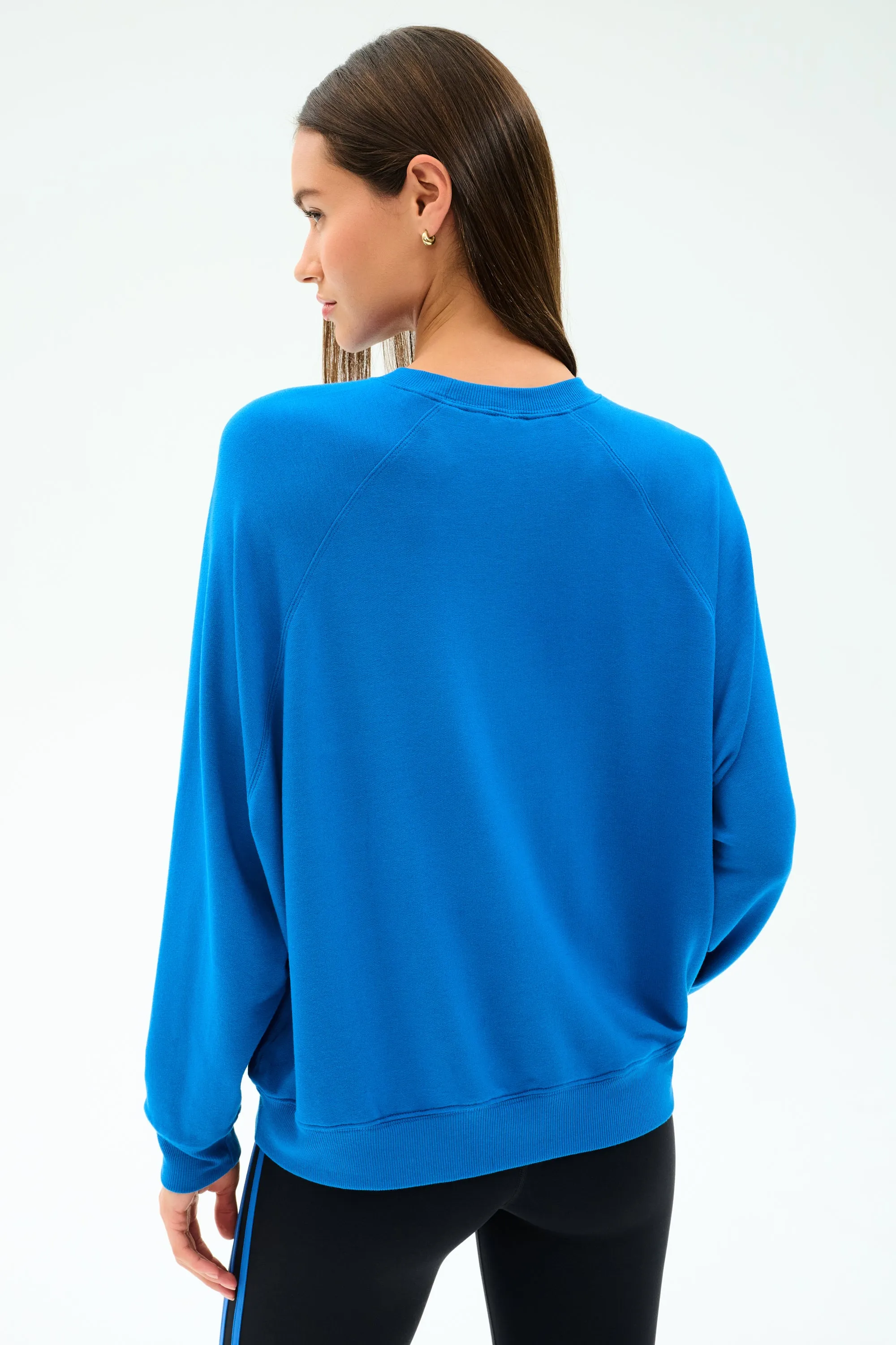Andie Oversize Fleece Sweatshirt - Classic Blue sold by Splits59 product image thumbnail 3