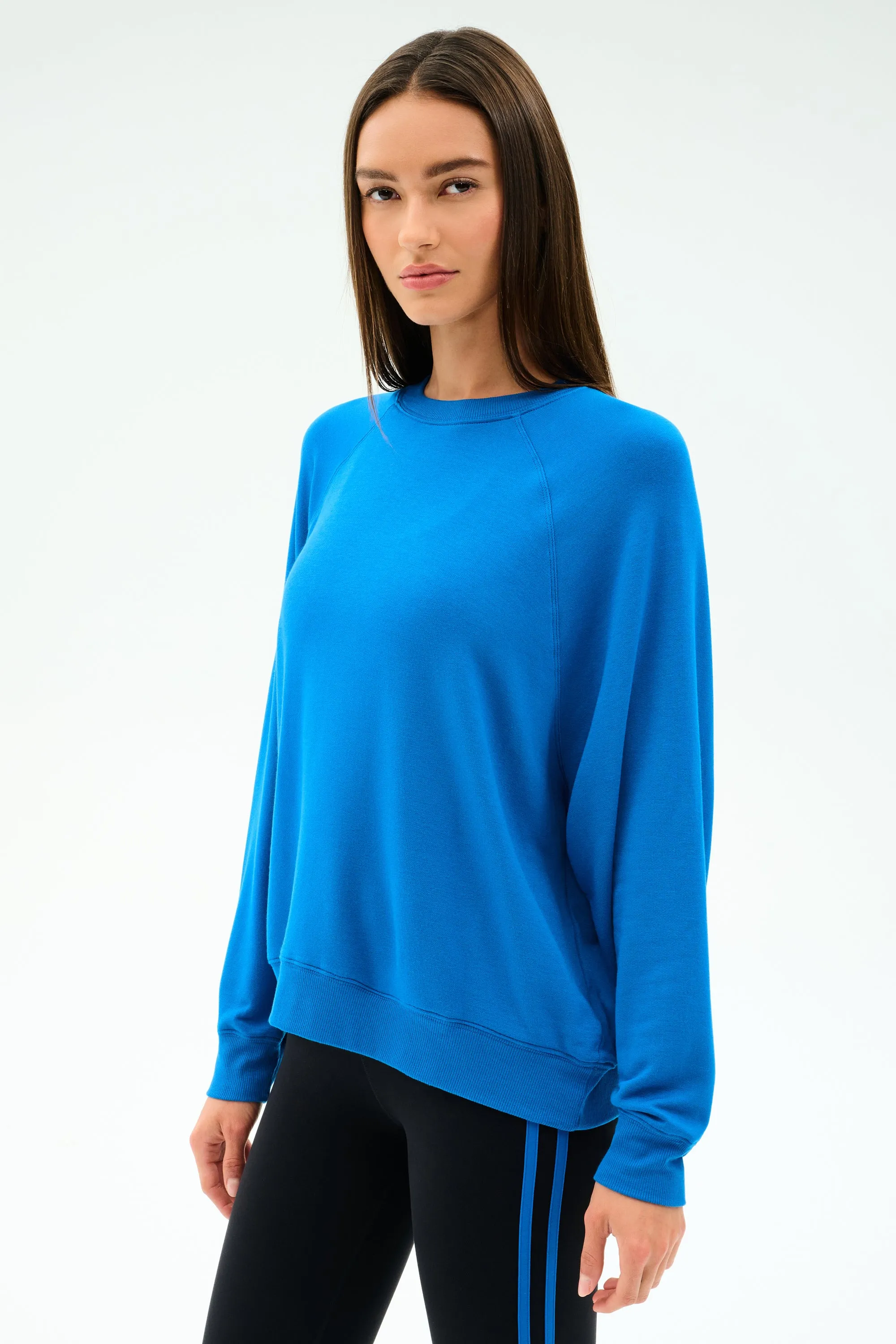 Andie Oversize Fleece Sweatshirt - Classic Blue sold by Splits59 product image thumbnail 2