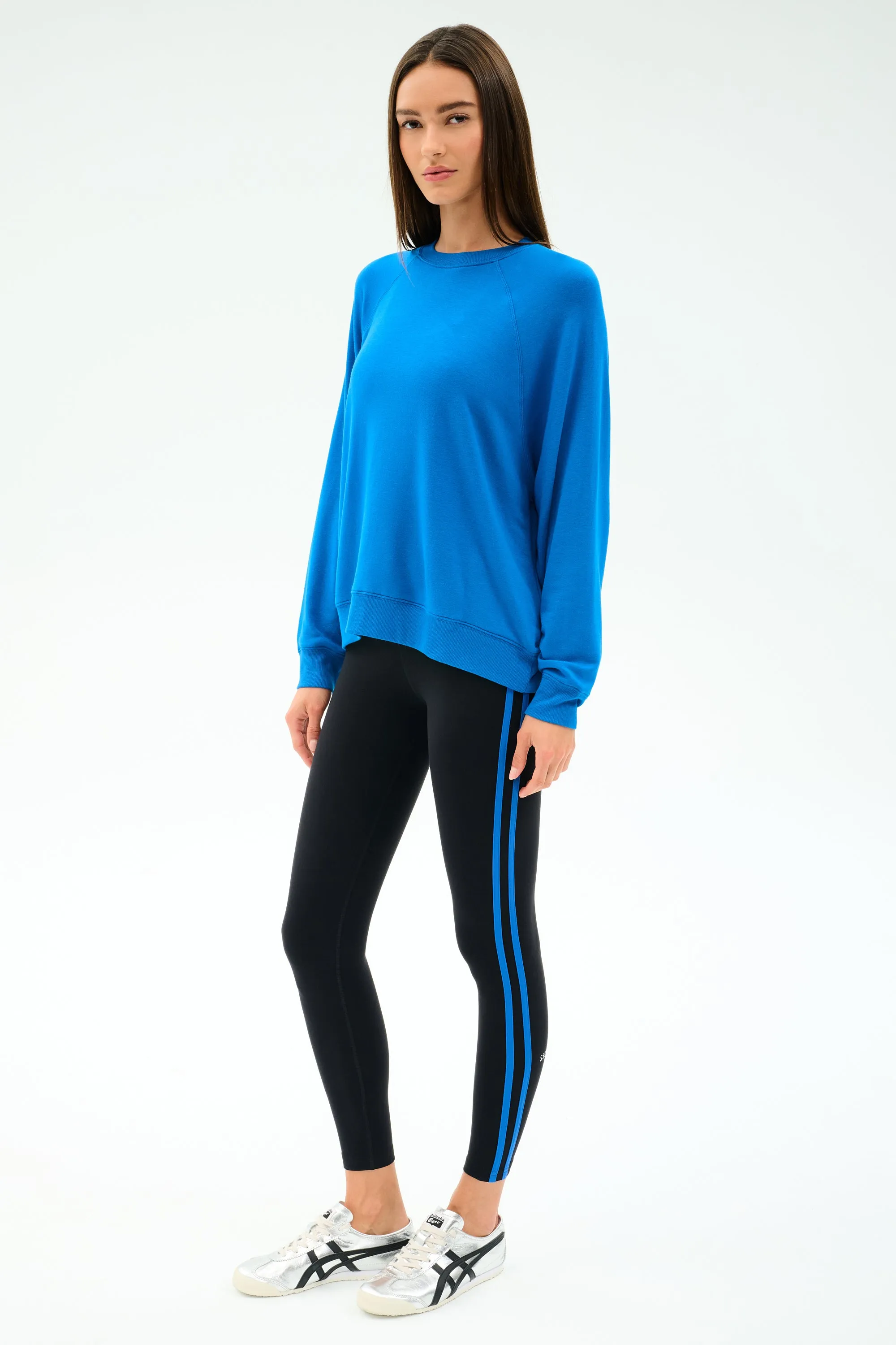 Andie Oversize Fleece Sweatshirt - Classic Blue sold by Splits59 product image thumbnail 4