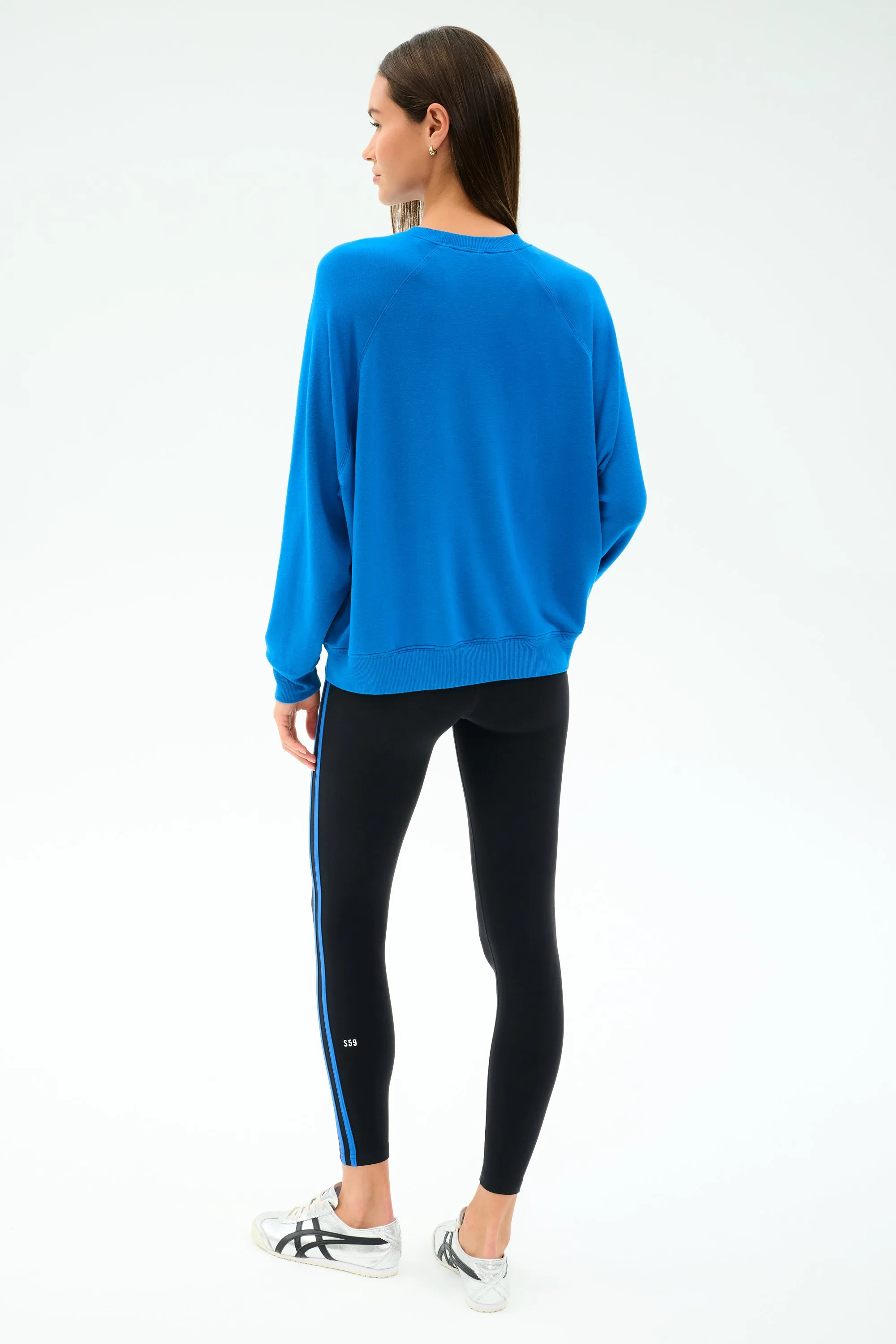 Andie Oversize Fleece Sweatshirt - Classic Blue sold by Splits59 product image thumbnail 5