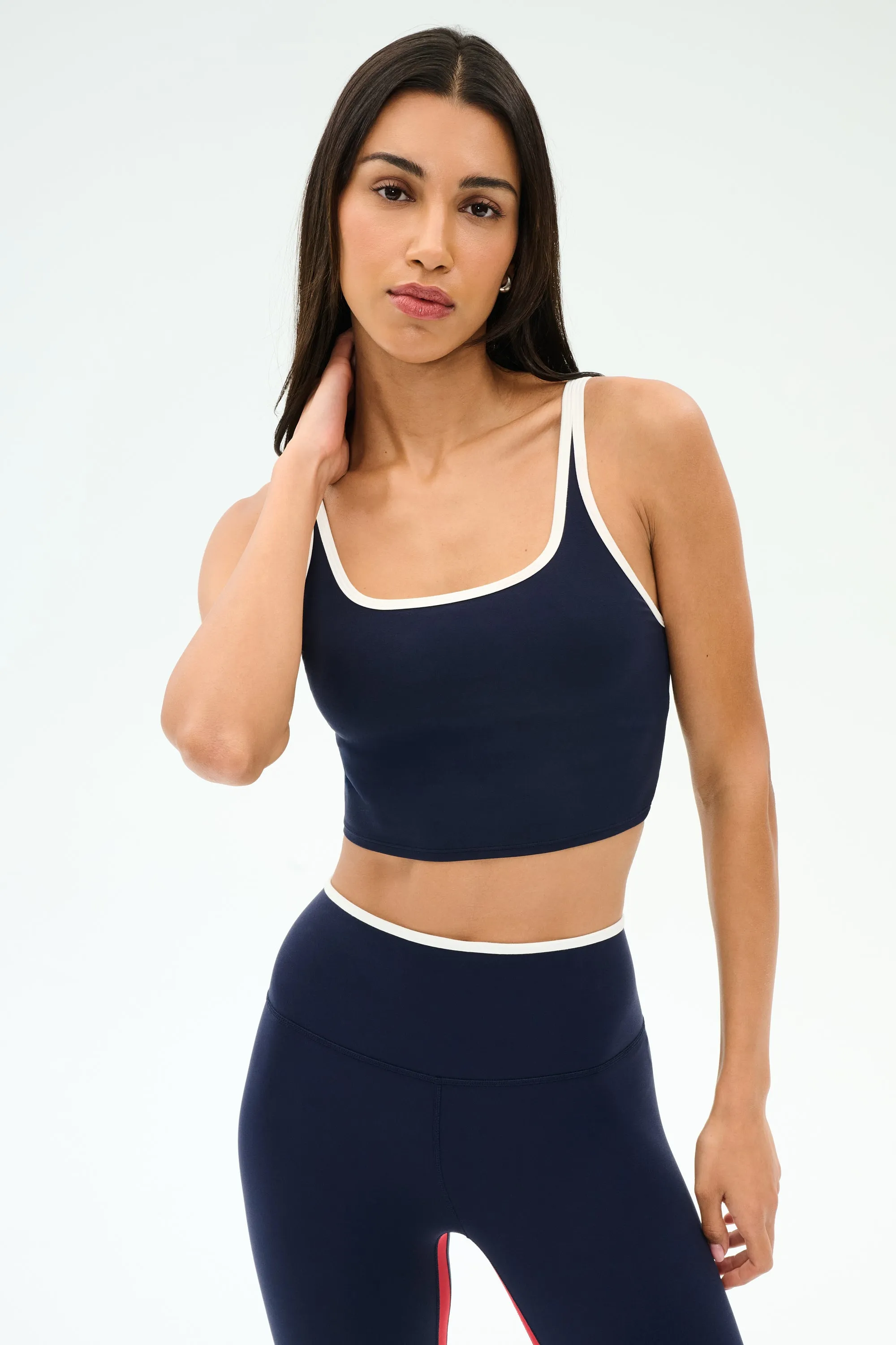 Cait Rigor Bralette - Indigo/White sold by Splits59