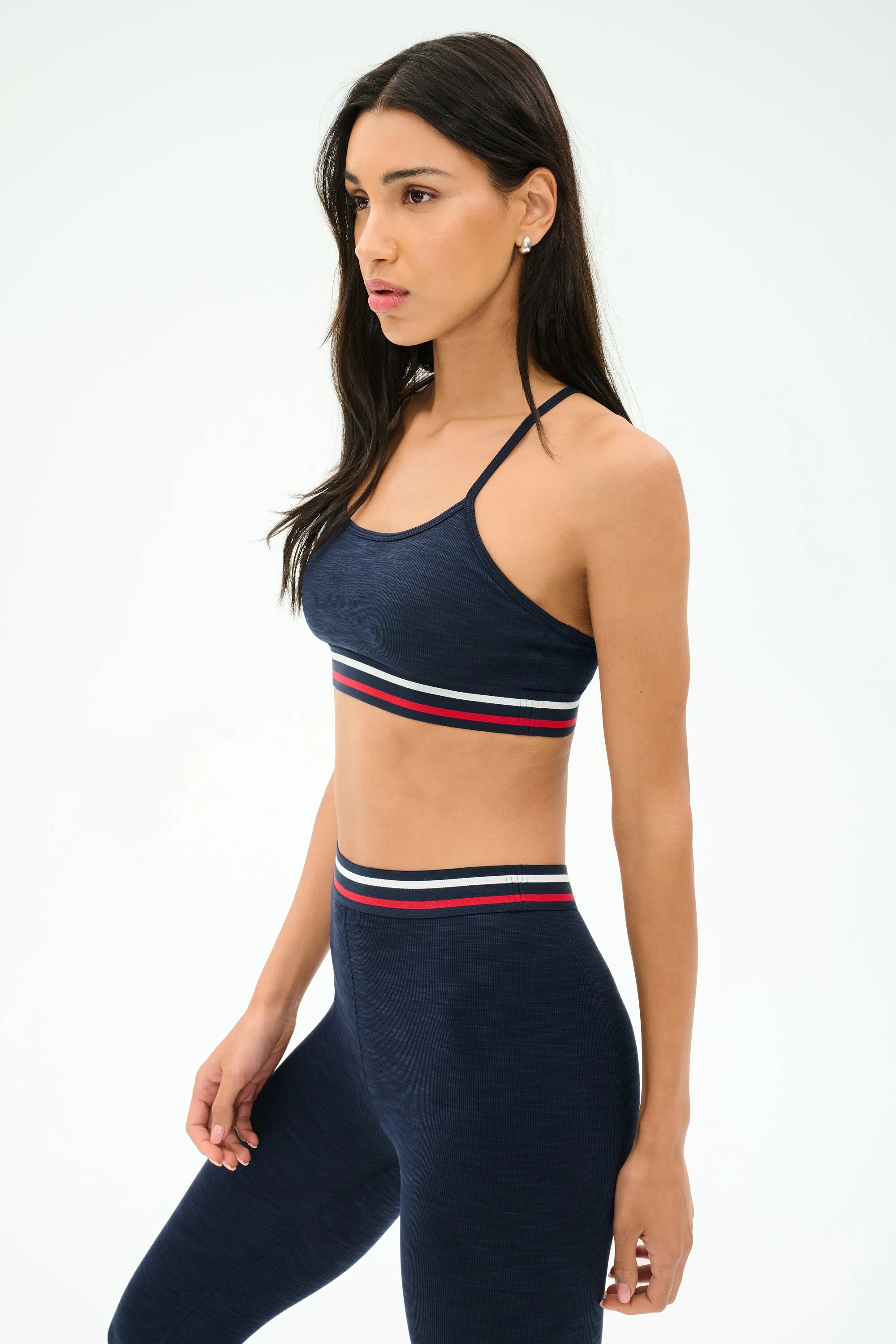 Cali Active Rib Bra - Heather Indigo sold by Splits59 product image thumbnail 2