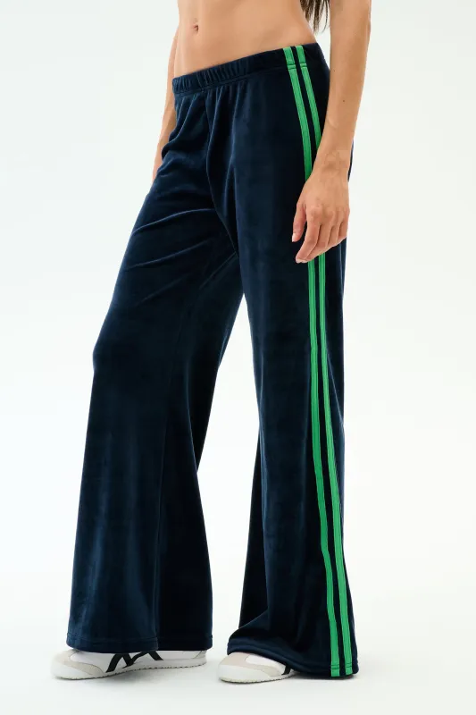 Heritage Velour Pant - Indigo/Grass made by Splits59
