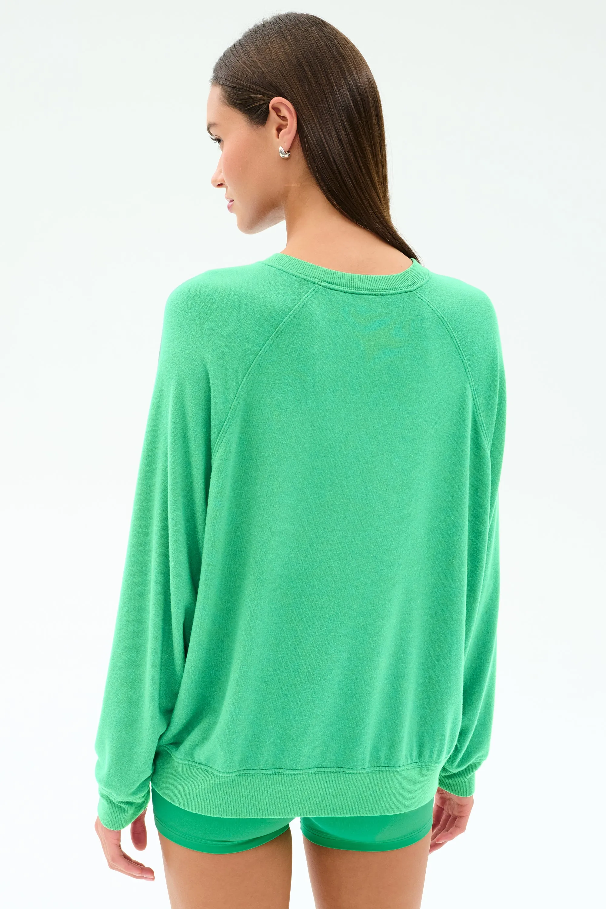 Andie Oversized Fleece Sweatshirt - Spearmint sold by Splits59 product image thumbnail 3