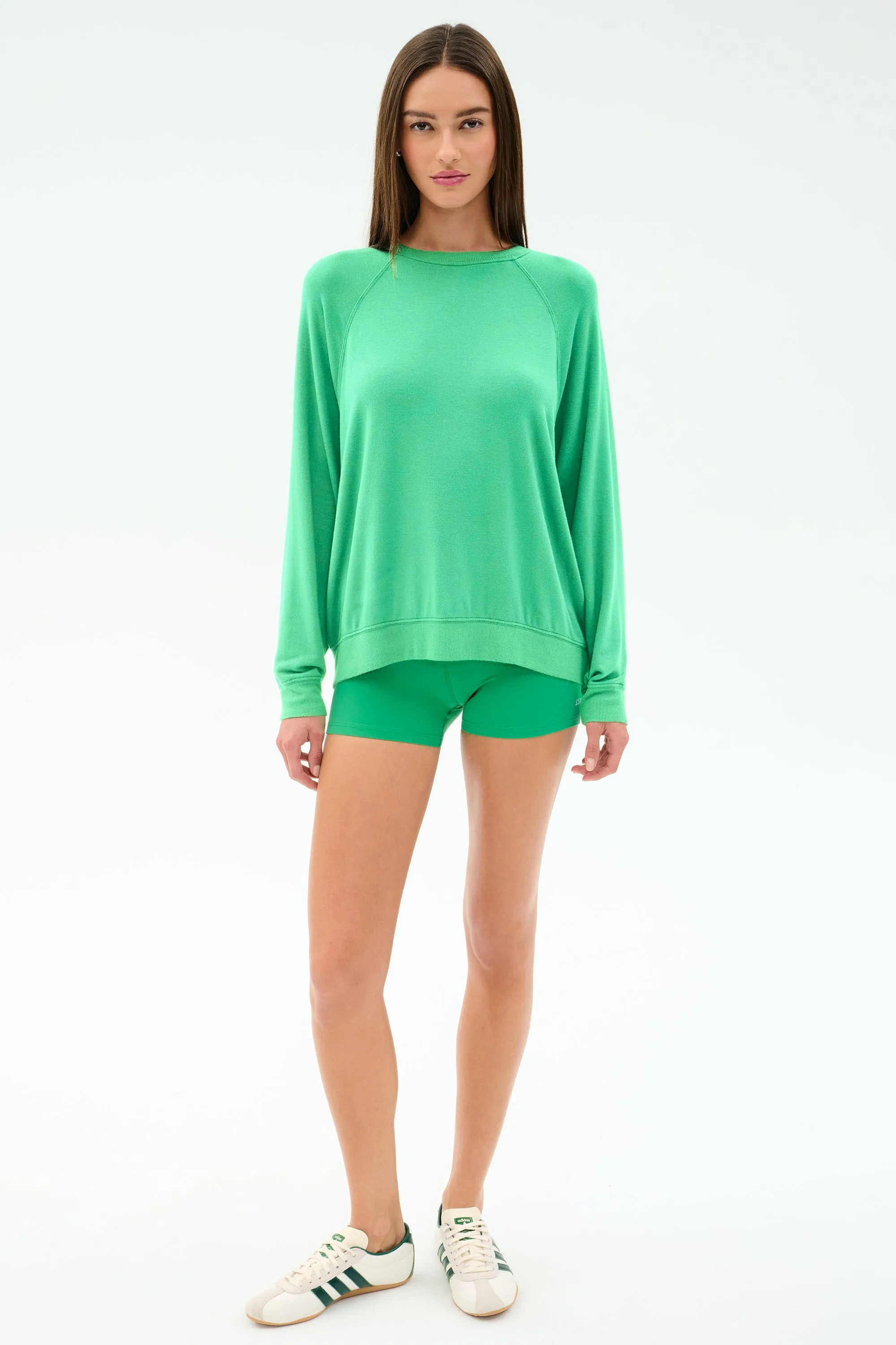 Andie Oversized Fleece Sweatshirt - Spearmint sold by Splits59 product image thumbnail 4