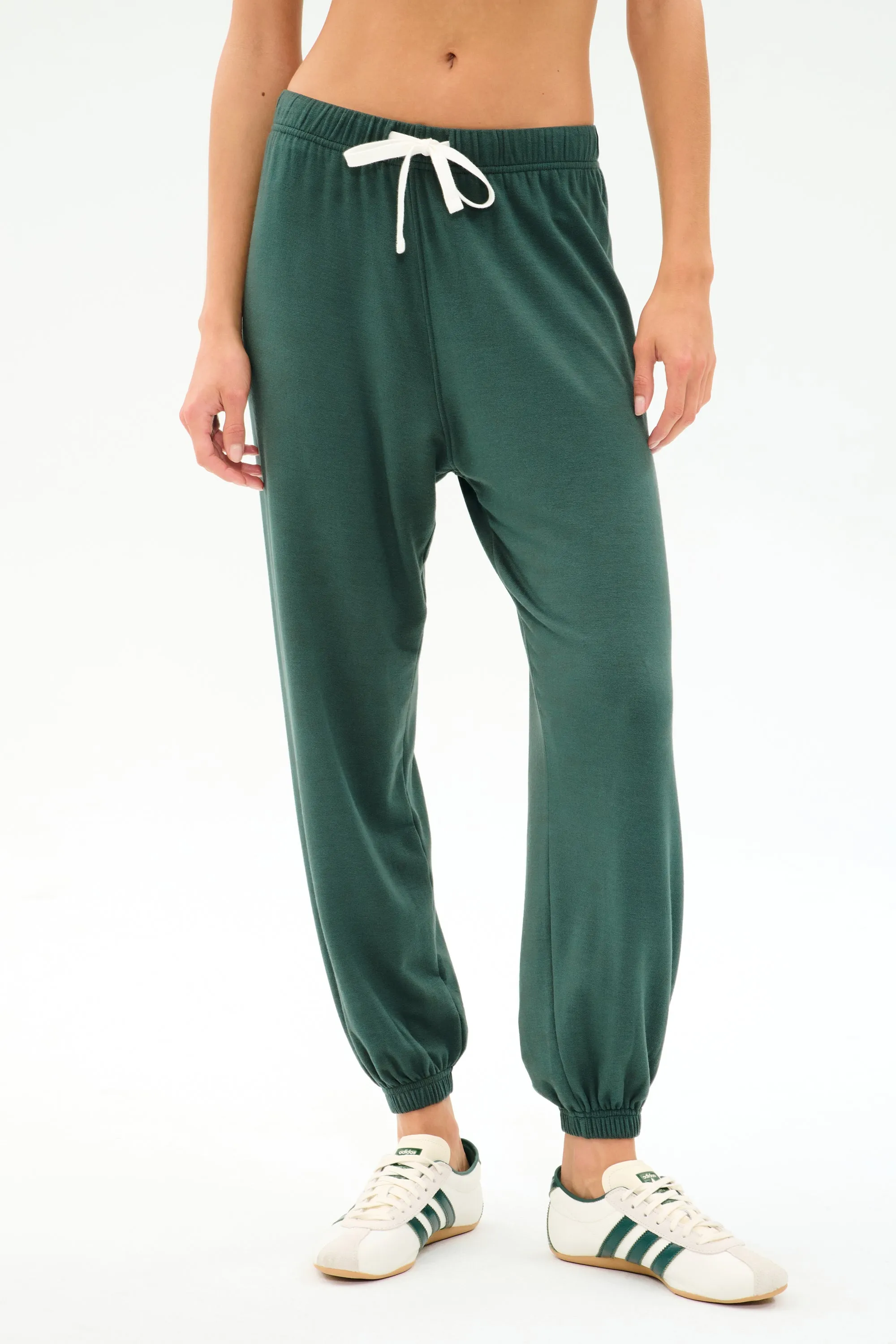Andie Oversized Fleece Sweatpant - Military sold by Splits59