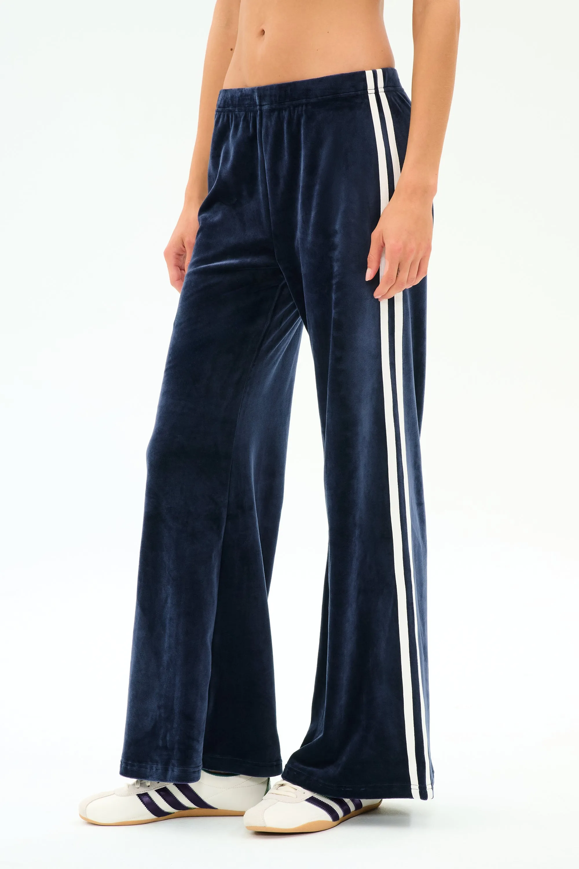Heritage Velour Pant - Indigo/White sold by Splits59