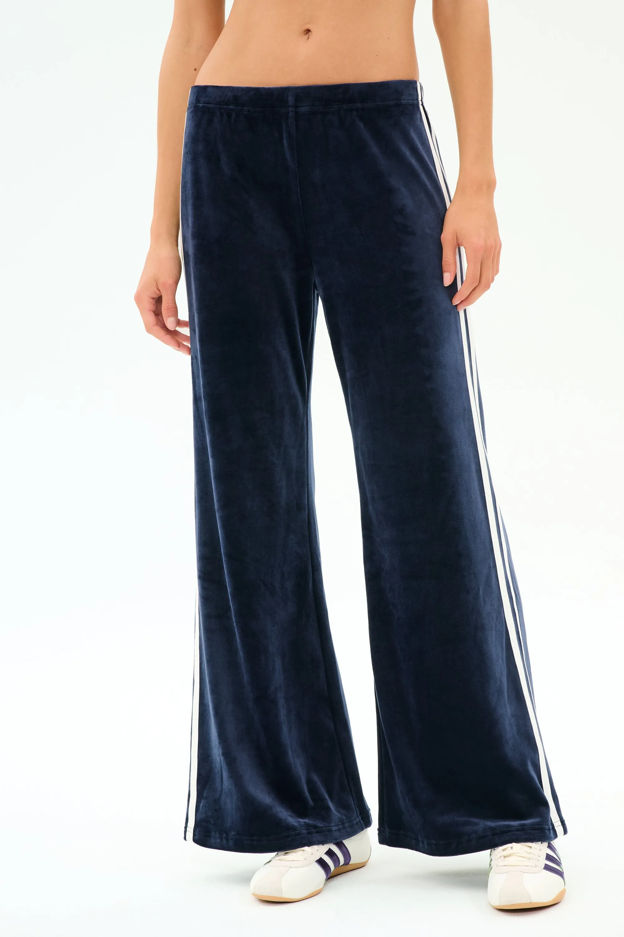 Heritage Velour Pant - Indigo/White sold by Splits59 product image thumbnail 2