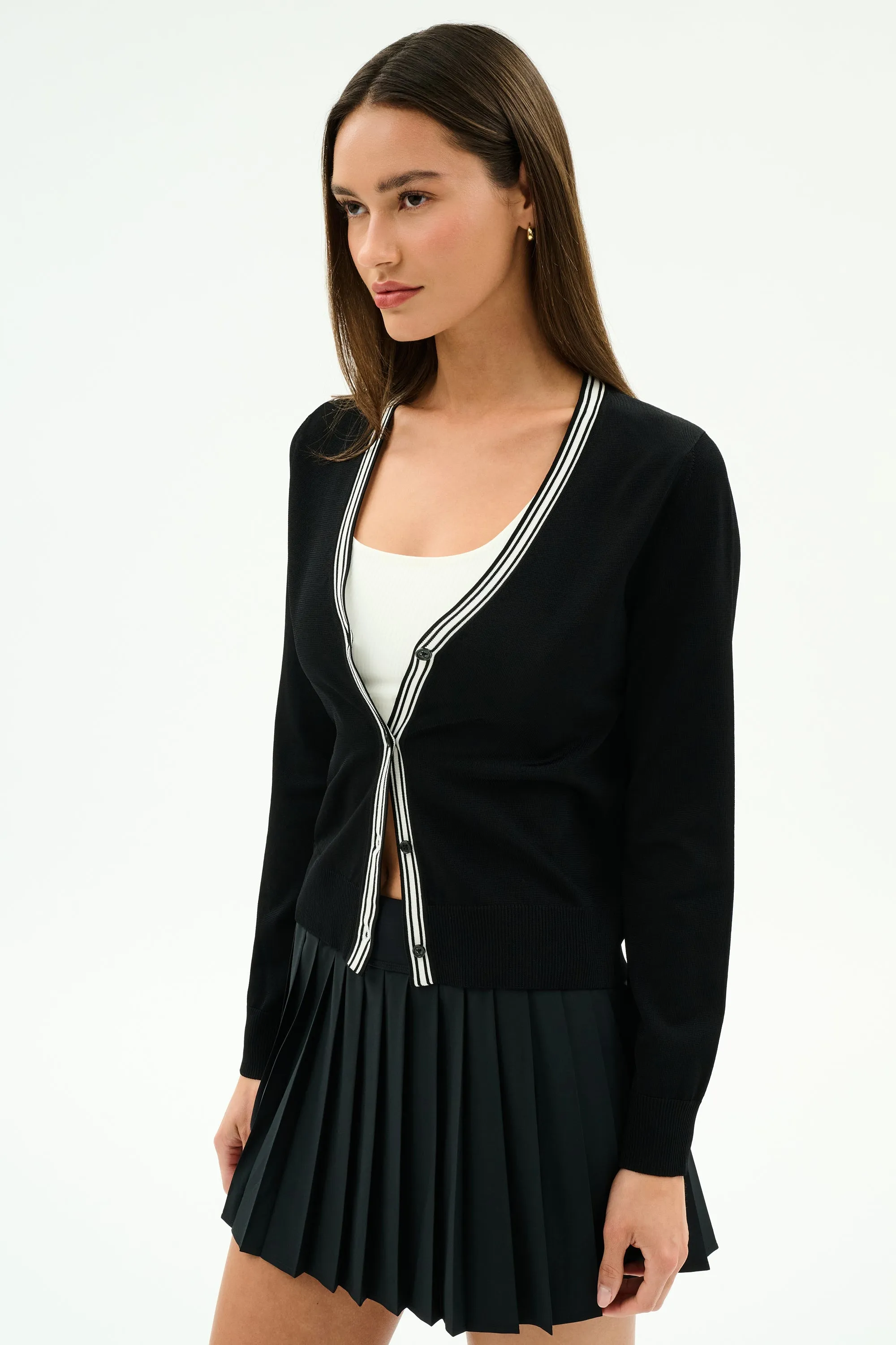 Bekah Knit Cardigan - Black/White sold by Splits59 product image thumbnail 2