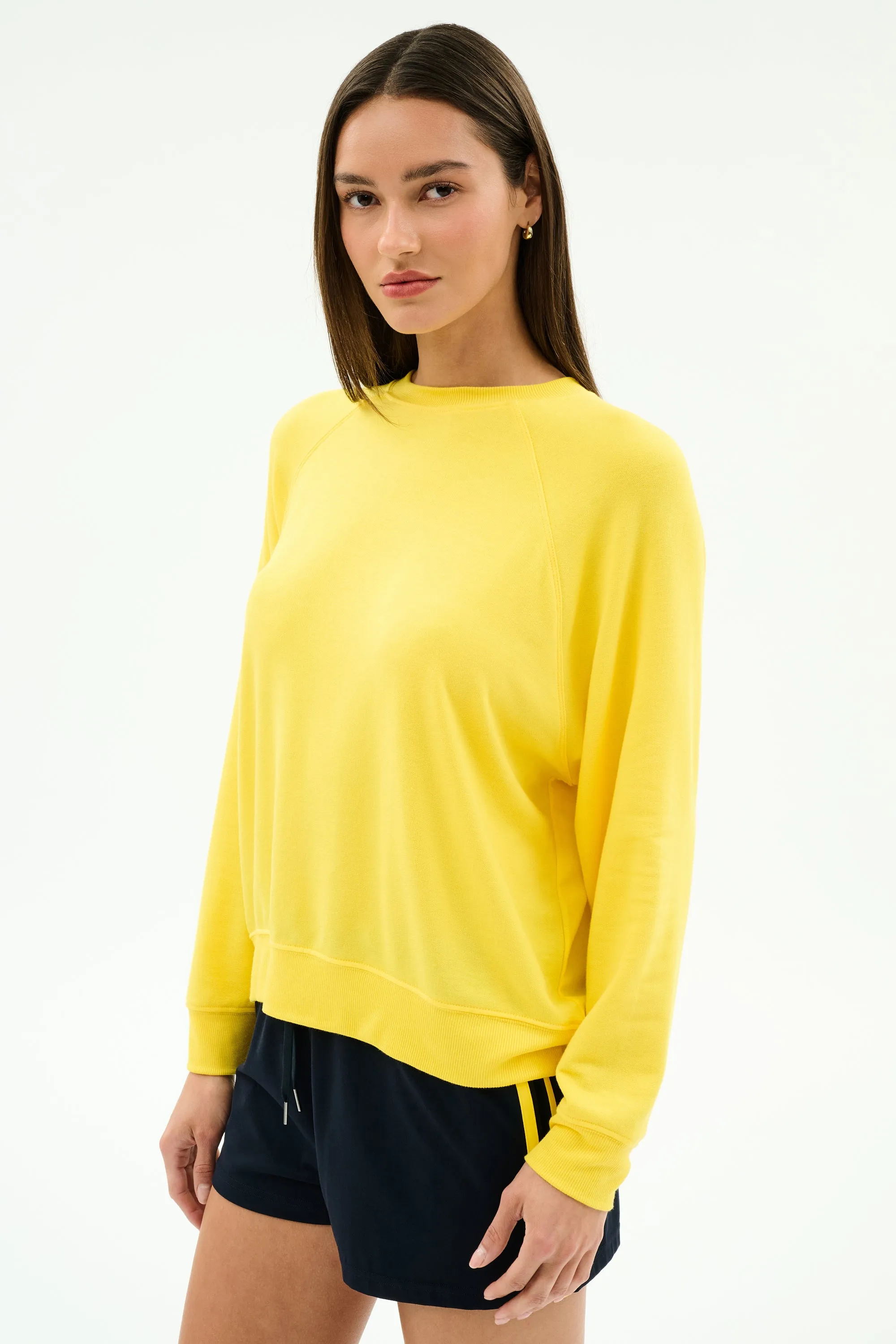 Andie Oversized Fleece Sweatshirt - Bright Yellow sold by Splits59 product image thumbnail 2