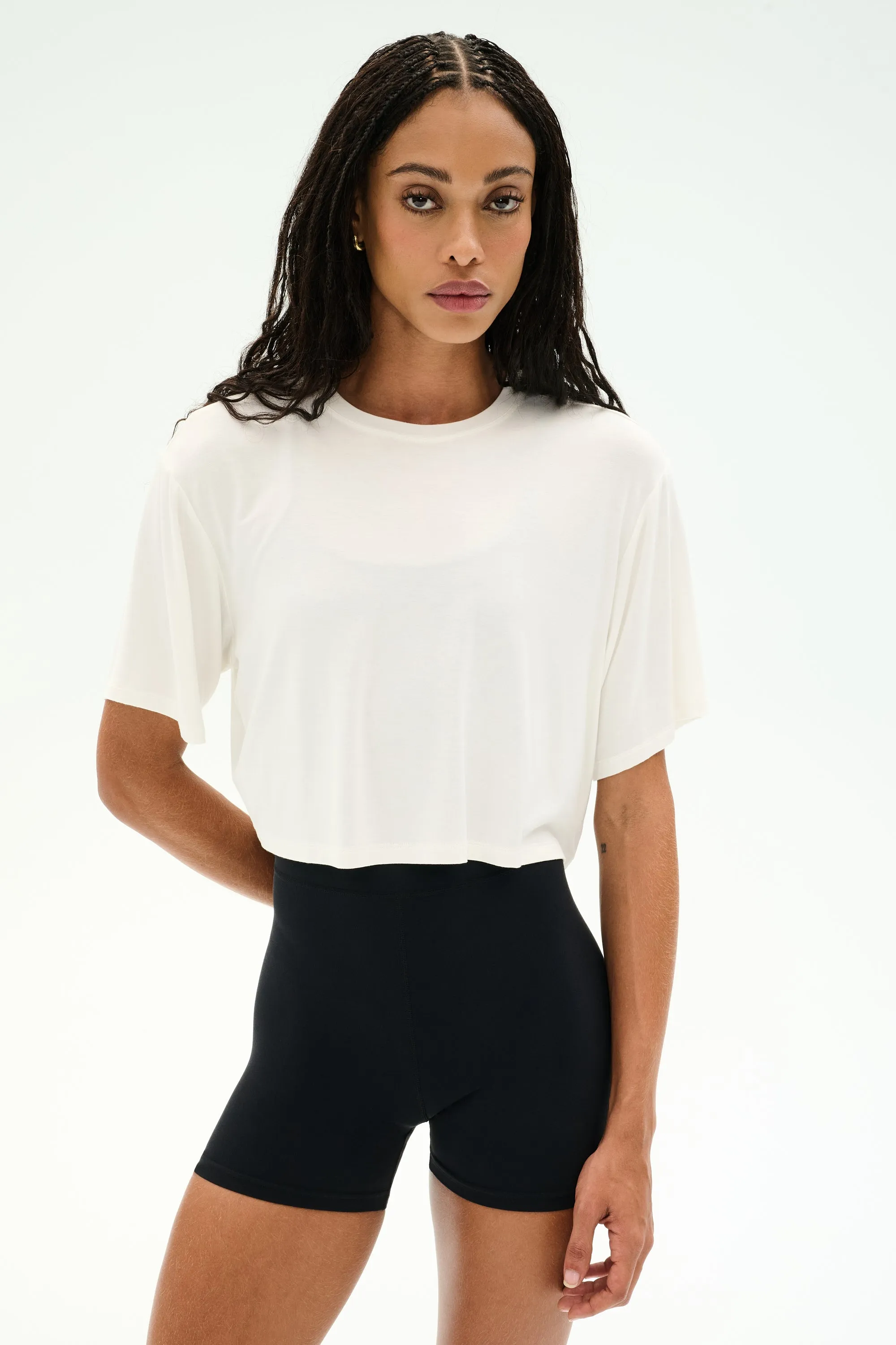 Djuna Oversized Crop Jersey Tee sold by Splits59 product image thumbnail 3