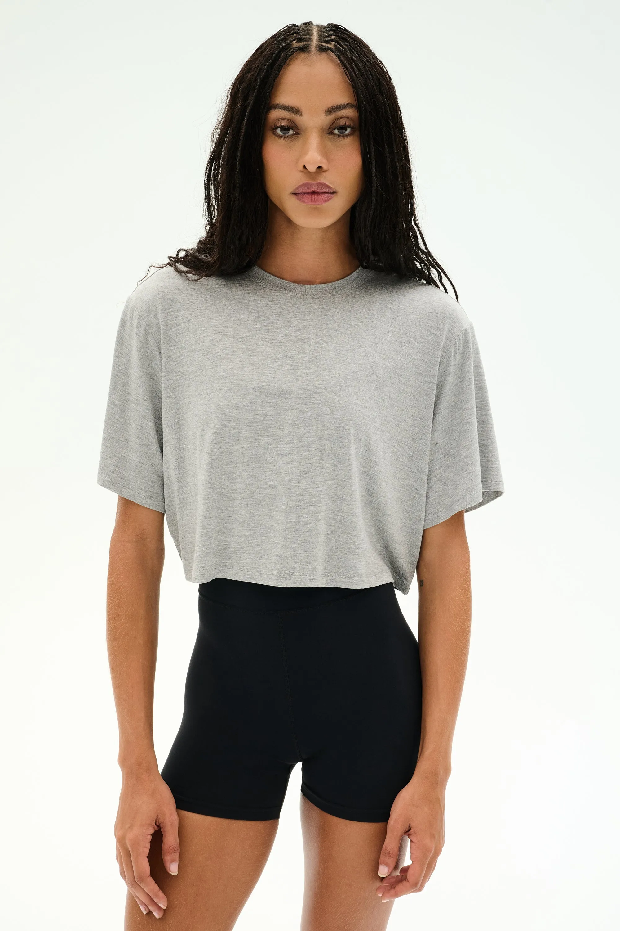 Djuna Oversized Crop Jersey Tee sold by Splits59 product image thumbnail 2