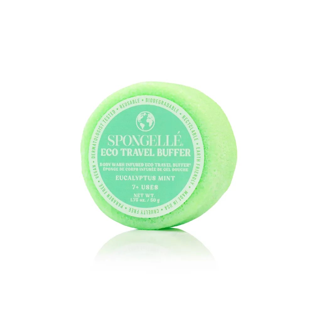 Eucalyptus Mint | Eco Travel Buffer sold by Spongelle