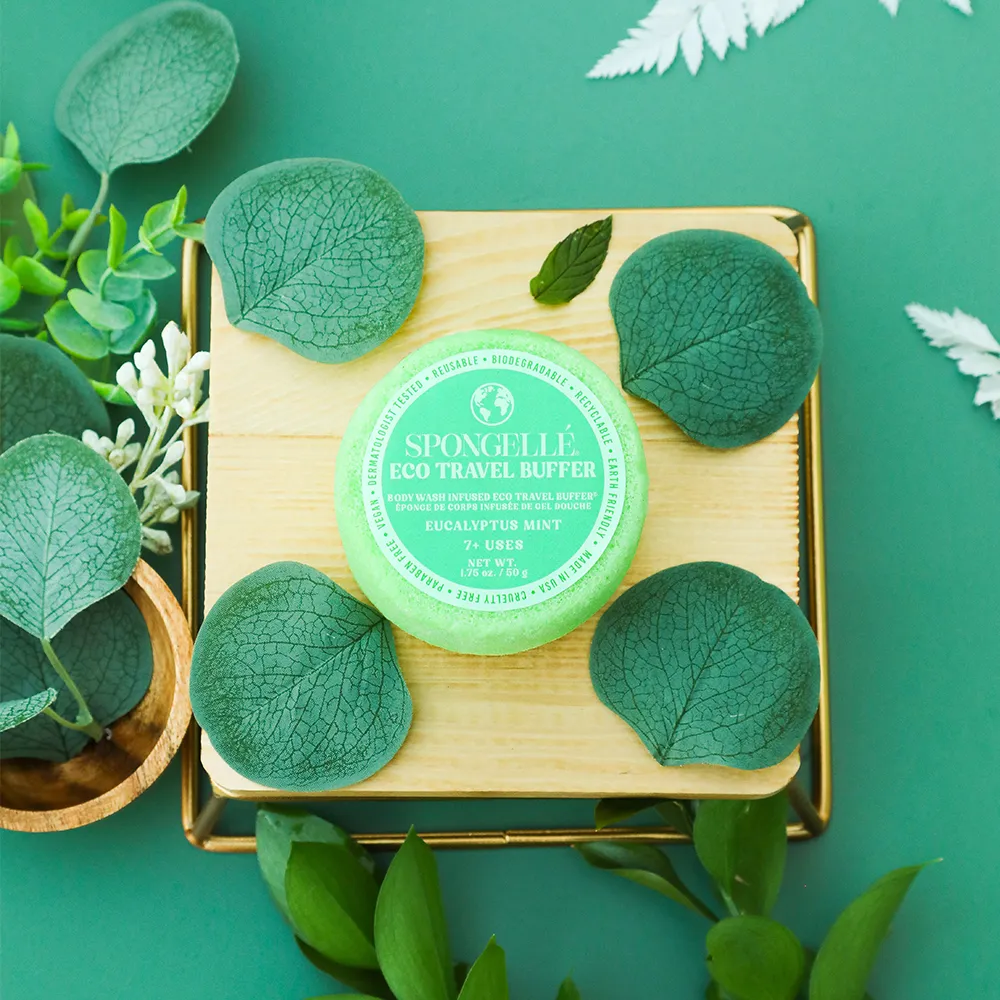 Eucalyptus Mint | Eco Travel Buffer sold by Spongelle product image thumbnail 2