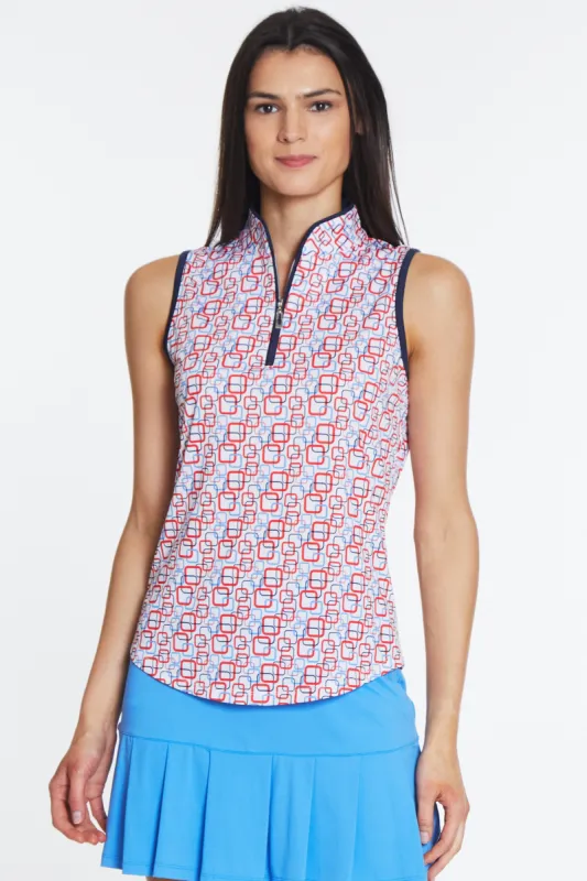 Betsy Sleeveless Polo sold by Sport Haley