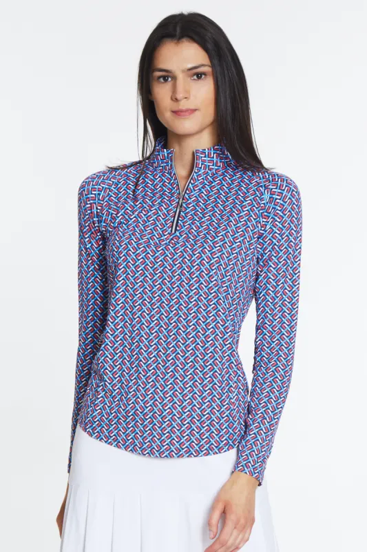 TEMPO Long Sleeve Mock sold by Sport Haley