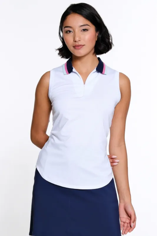 Monroe Sleeveless Polo sold by Sport Haley