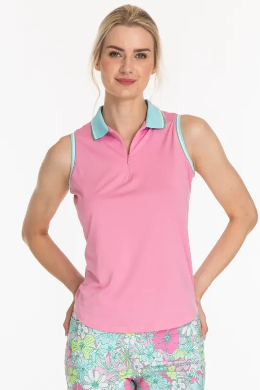 Taylor Sleeveless Polo sold by Sport Haley