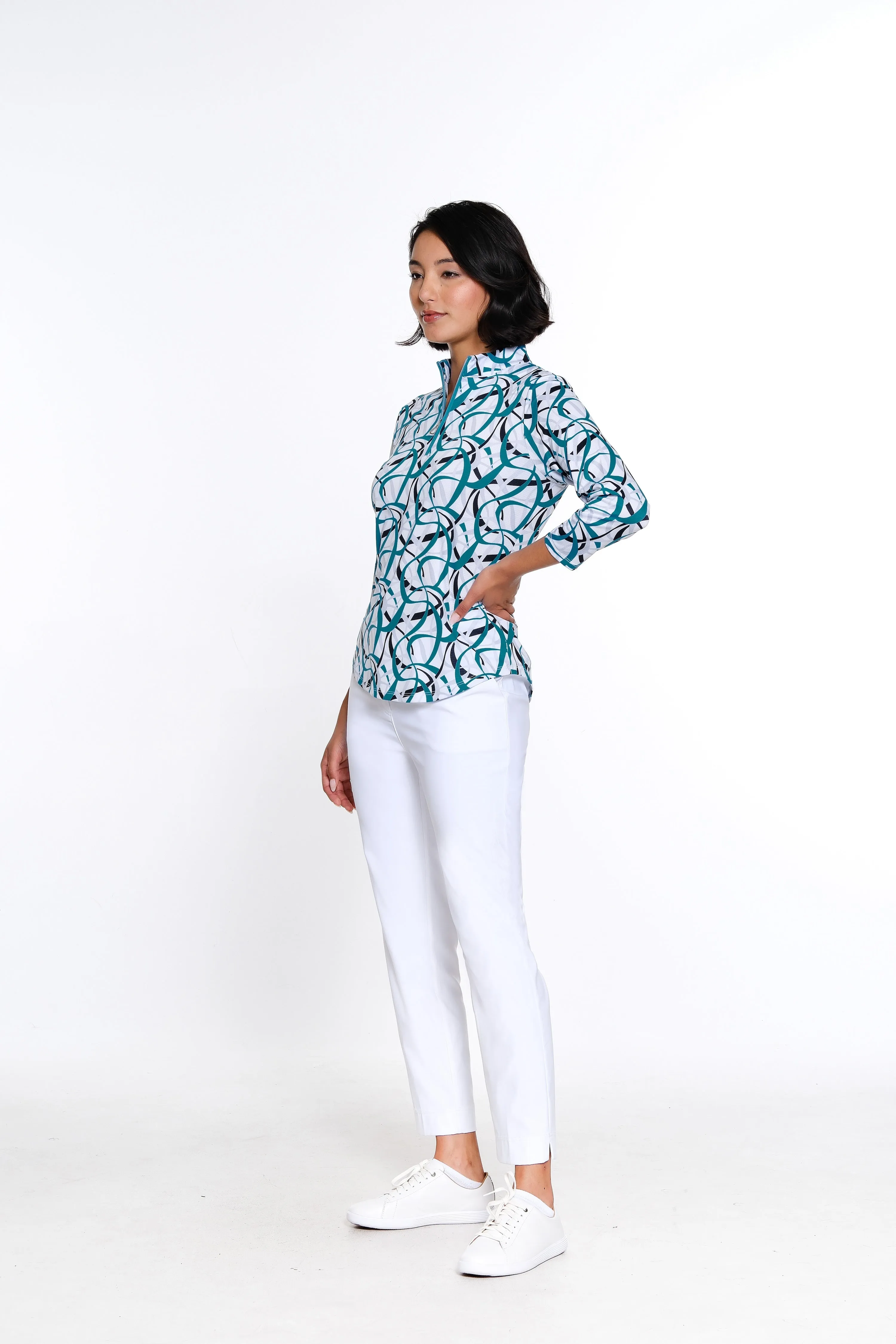 Gabby 3/4 Sleeve Polo sold by Sport Haley product image thumbnail 4