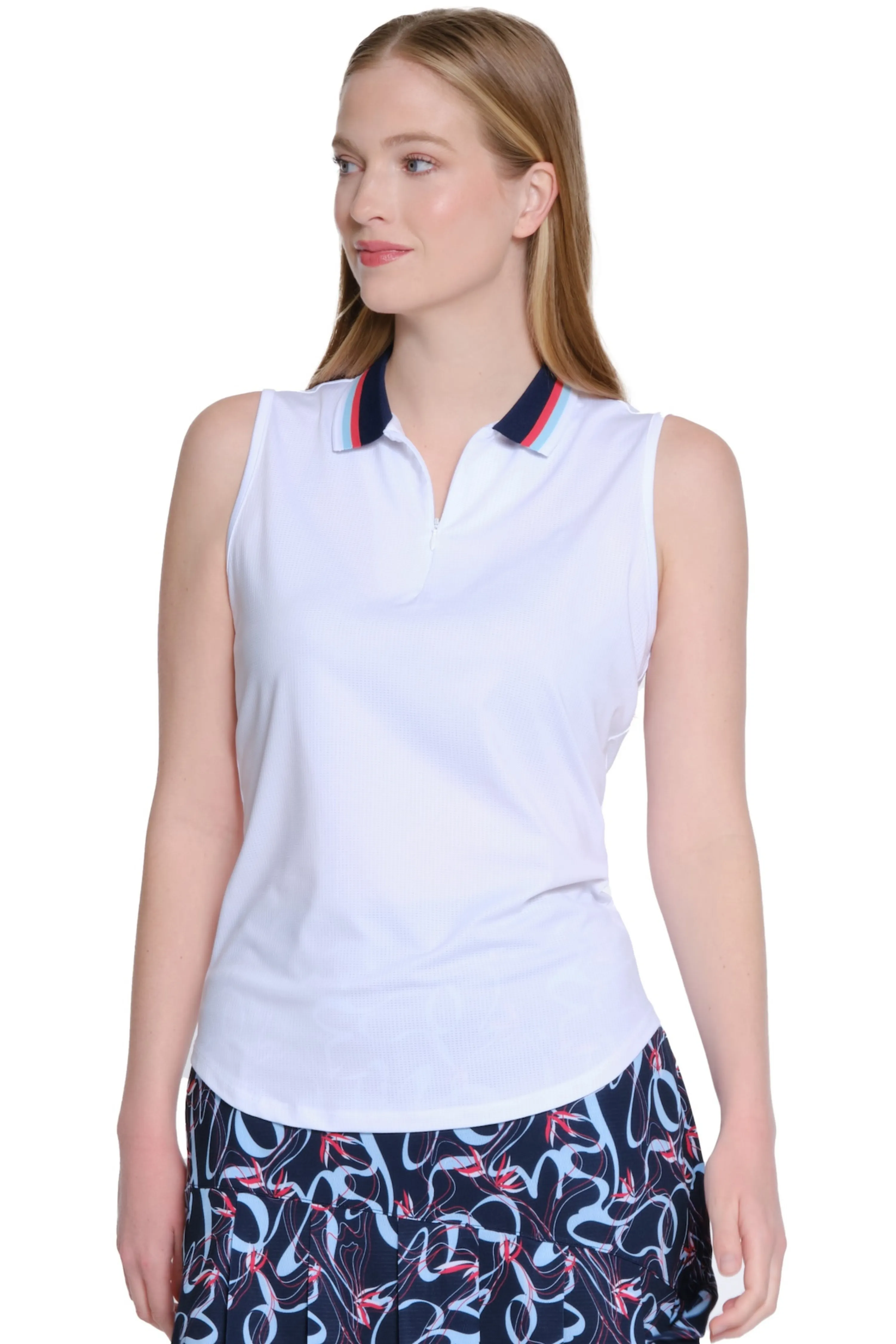 Vista Sleeveless Polo sold by Sport Haley