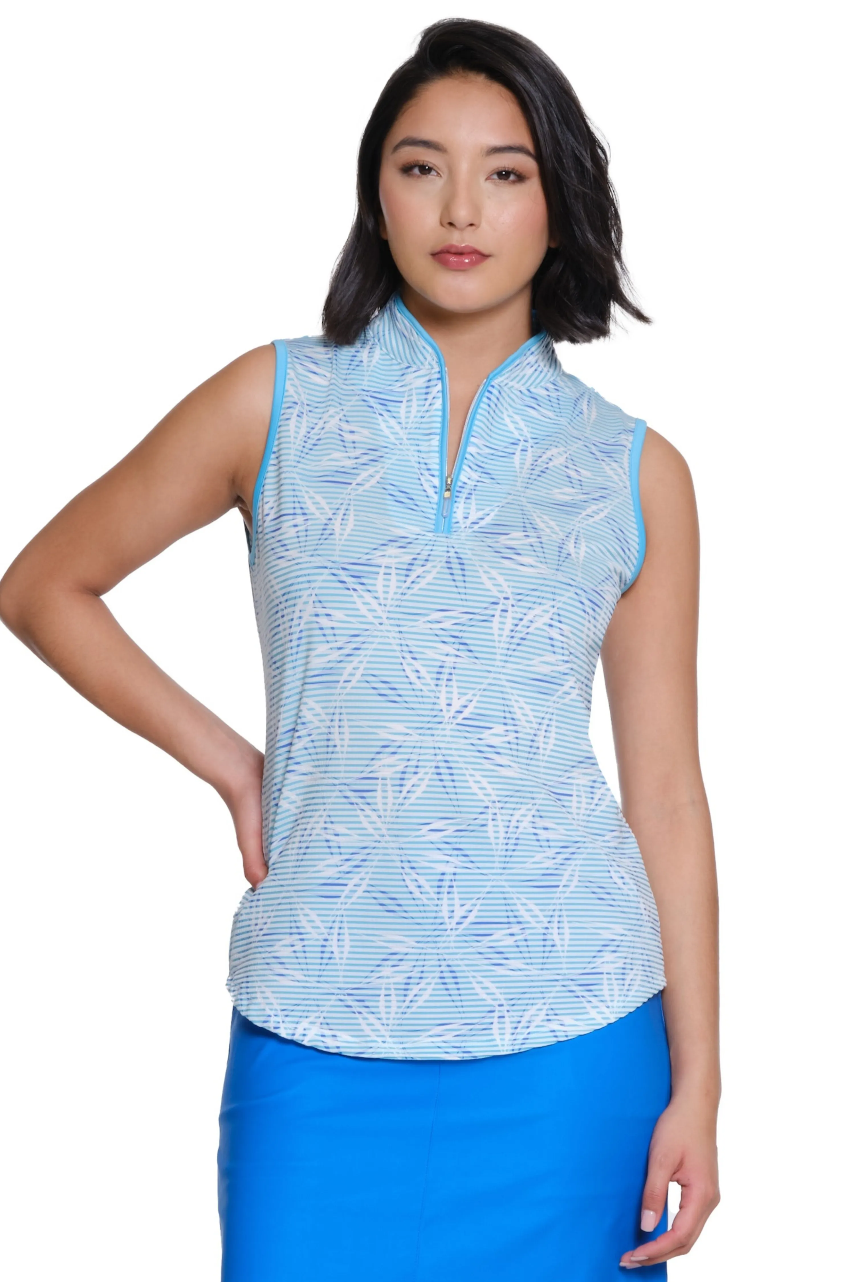 Farrah Sleeveless Polo sold by Sport Haley