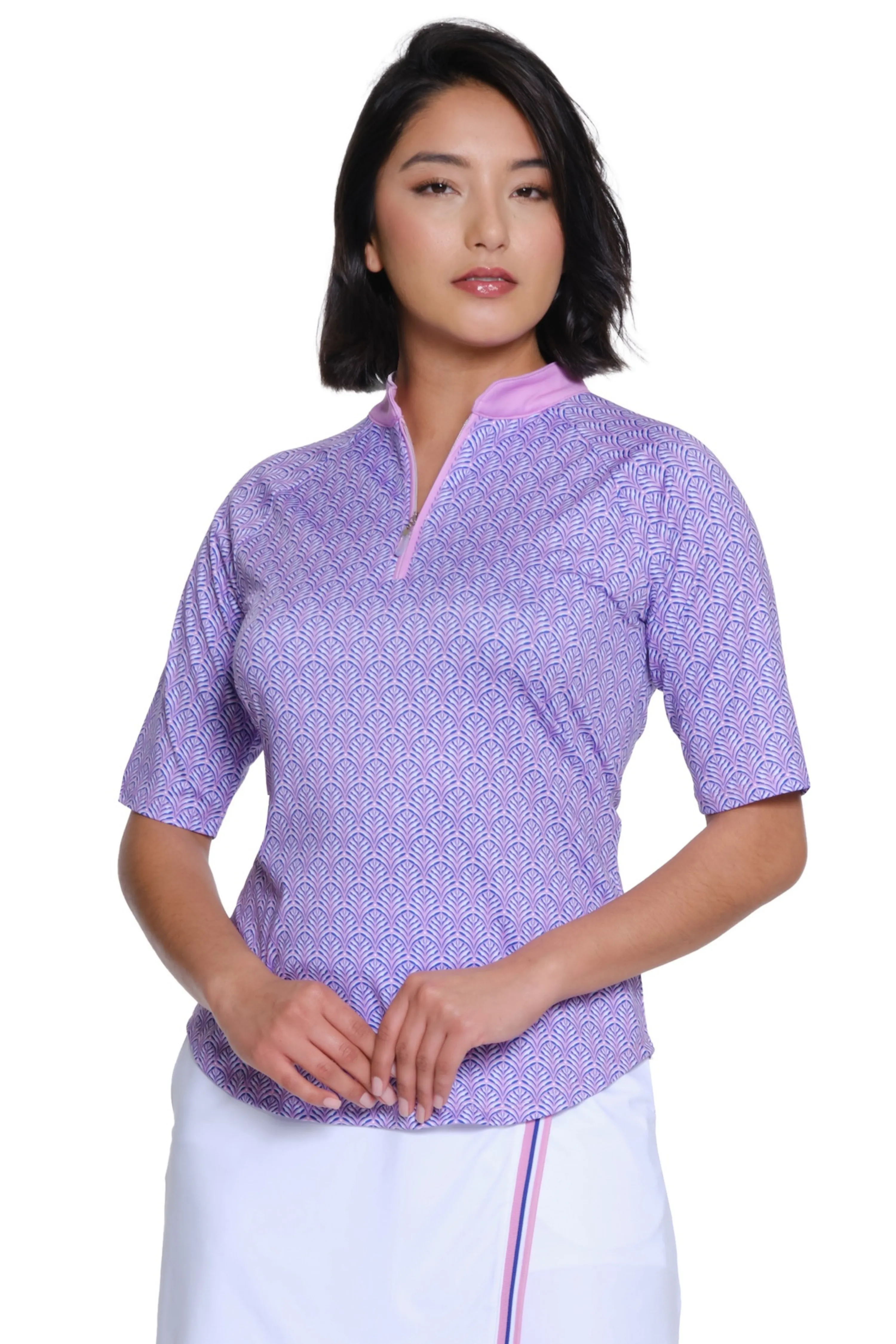 Jackie 1/2 Sleeve Polo sold by Sport Haley