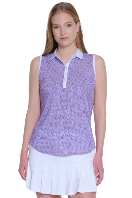 Jackie Sleeveless Polo sold by Sport Haley