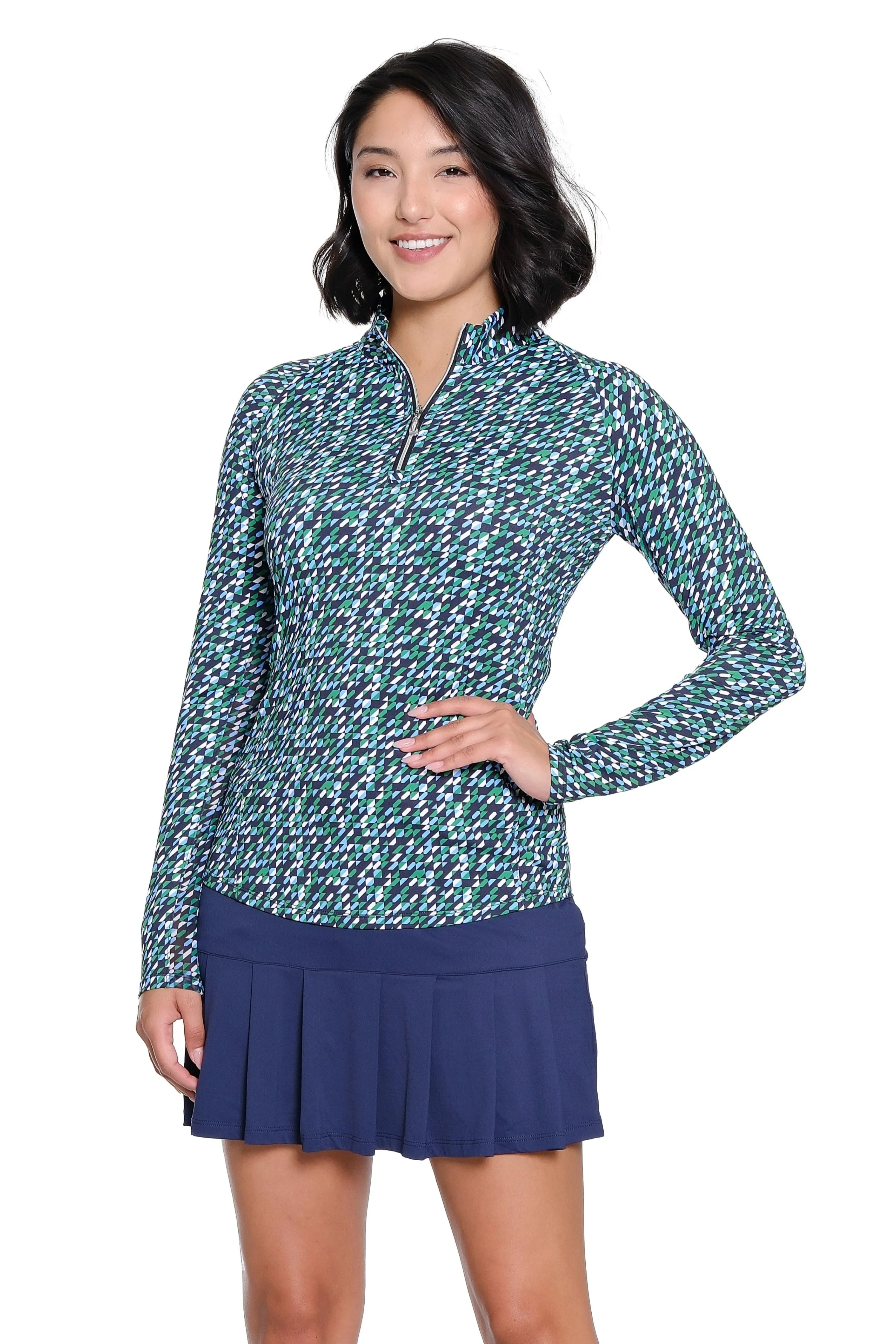 Tempo Long Sleeve Mock sold by Sport Haley