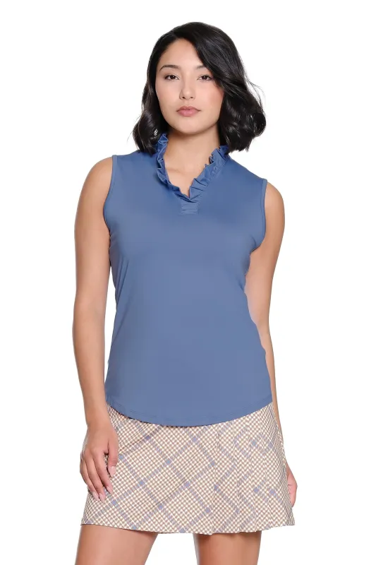 Coco Sleeveless Polo sold by Sport Haley