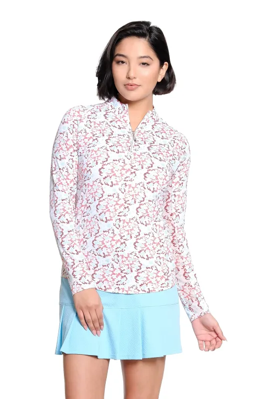 Tempo Long Sleeve Mock made by Sport Haley