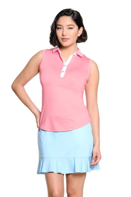 Anya Sleeveless Golf Polo made by Sport Haley