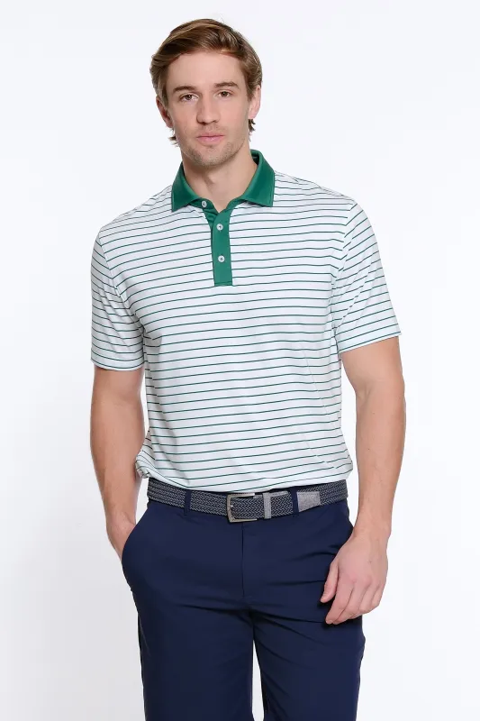 Patron Striped Polo sold by Sport Haley