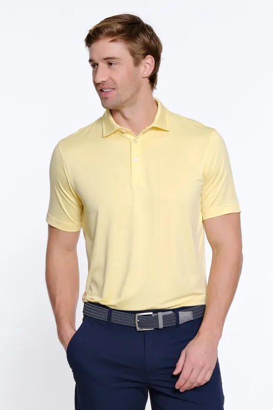 Solid Polo - Yellow sold by Sport Haley