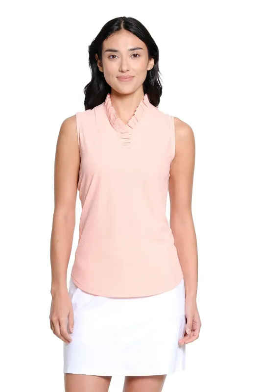 Hatteras Sleeveless Polo made by Sport Haley