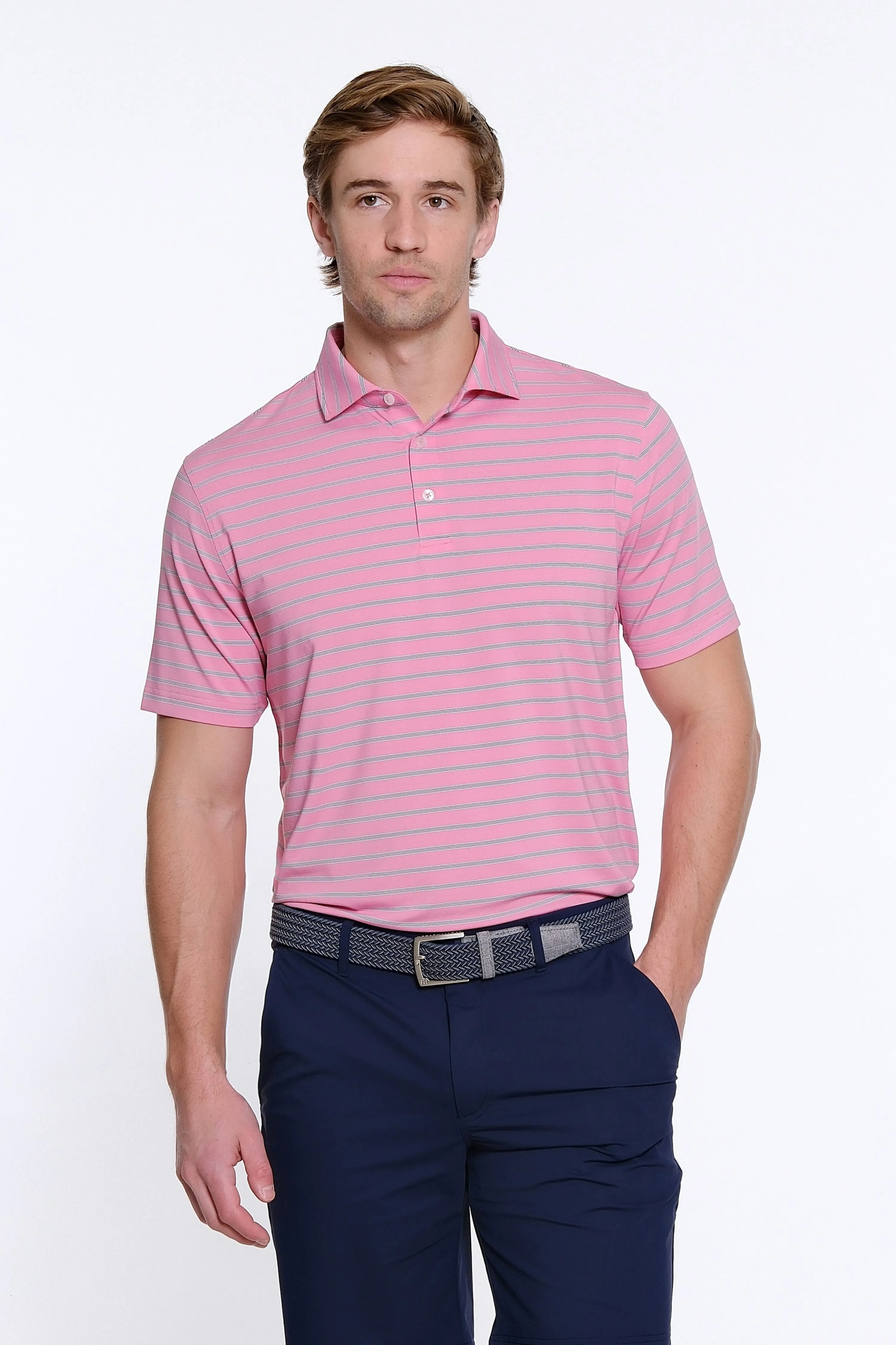 Blanton Striped Polo sold by Sport Haley