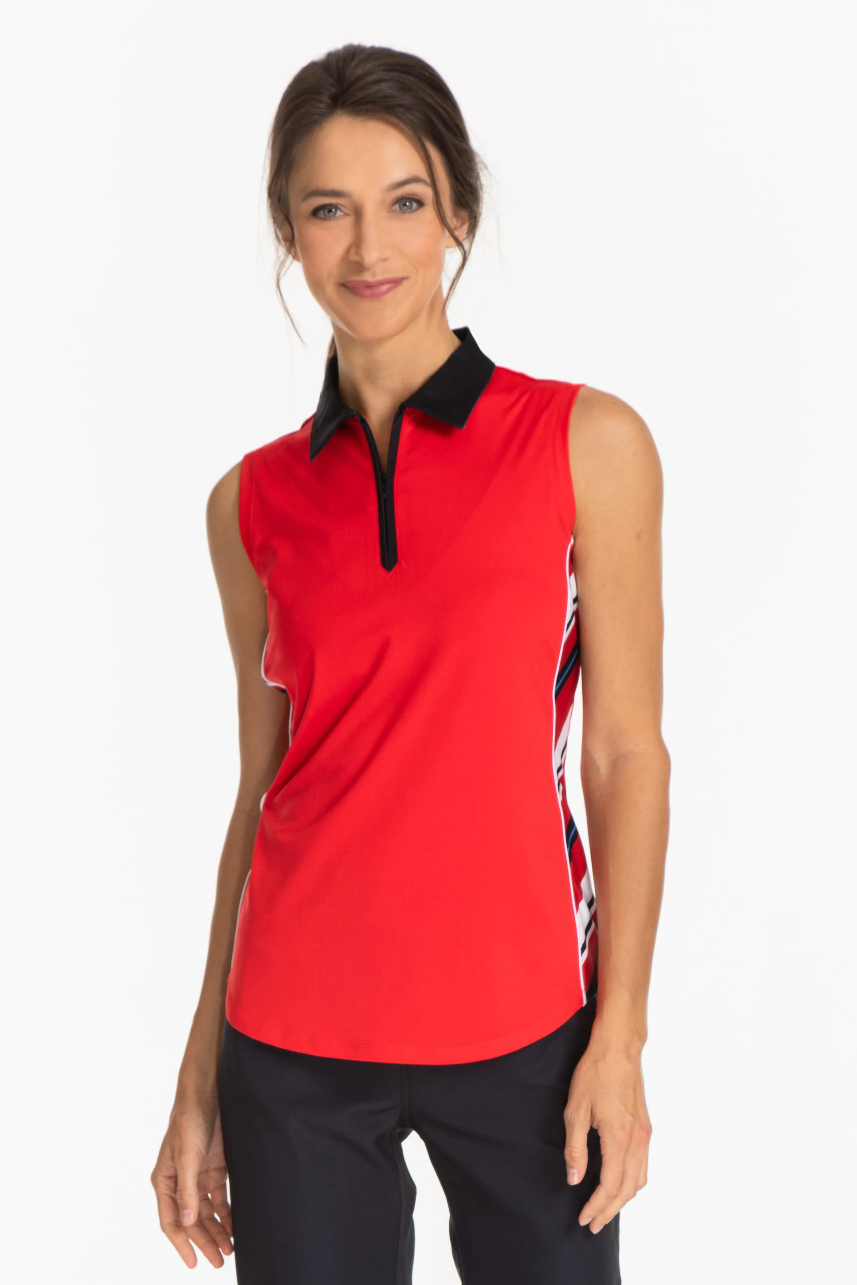 Cabot Sleeveless Polo sold by Sport Haley