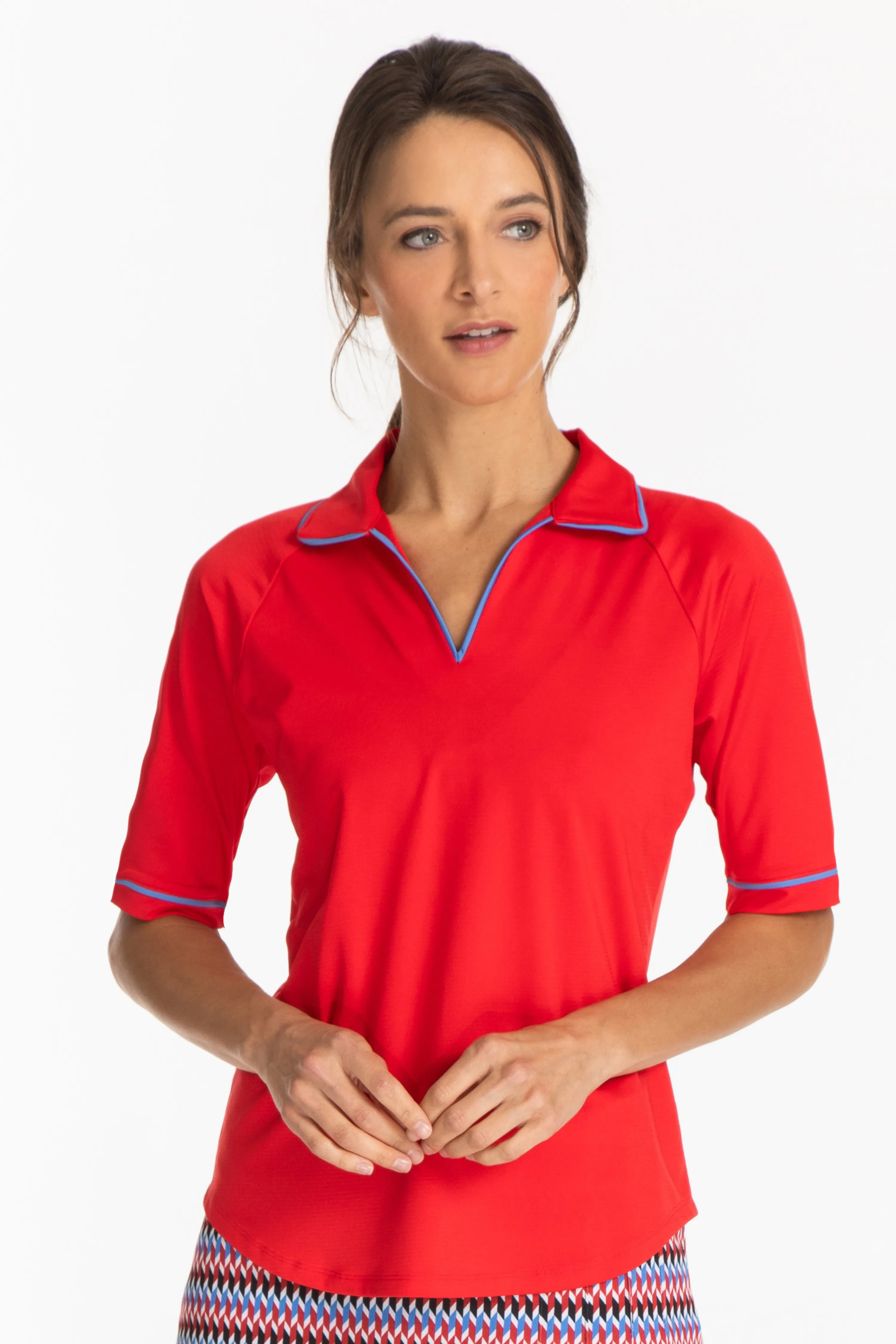 Jordan 1/2 Sleeve Polo sold by Sport Haley