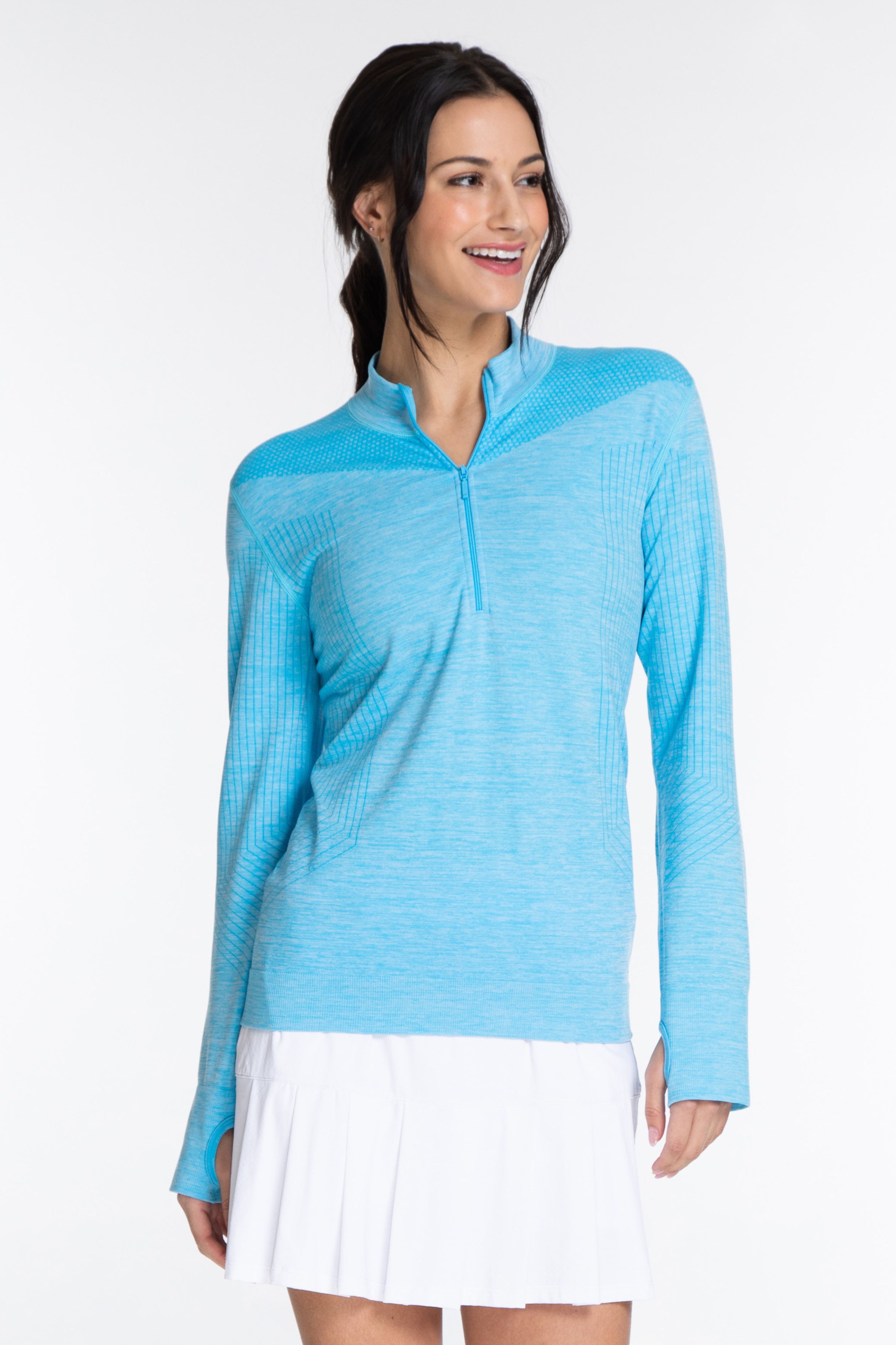 VENTURA DEEP ZIP MOCK sold by Sport Haley