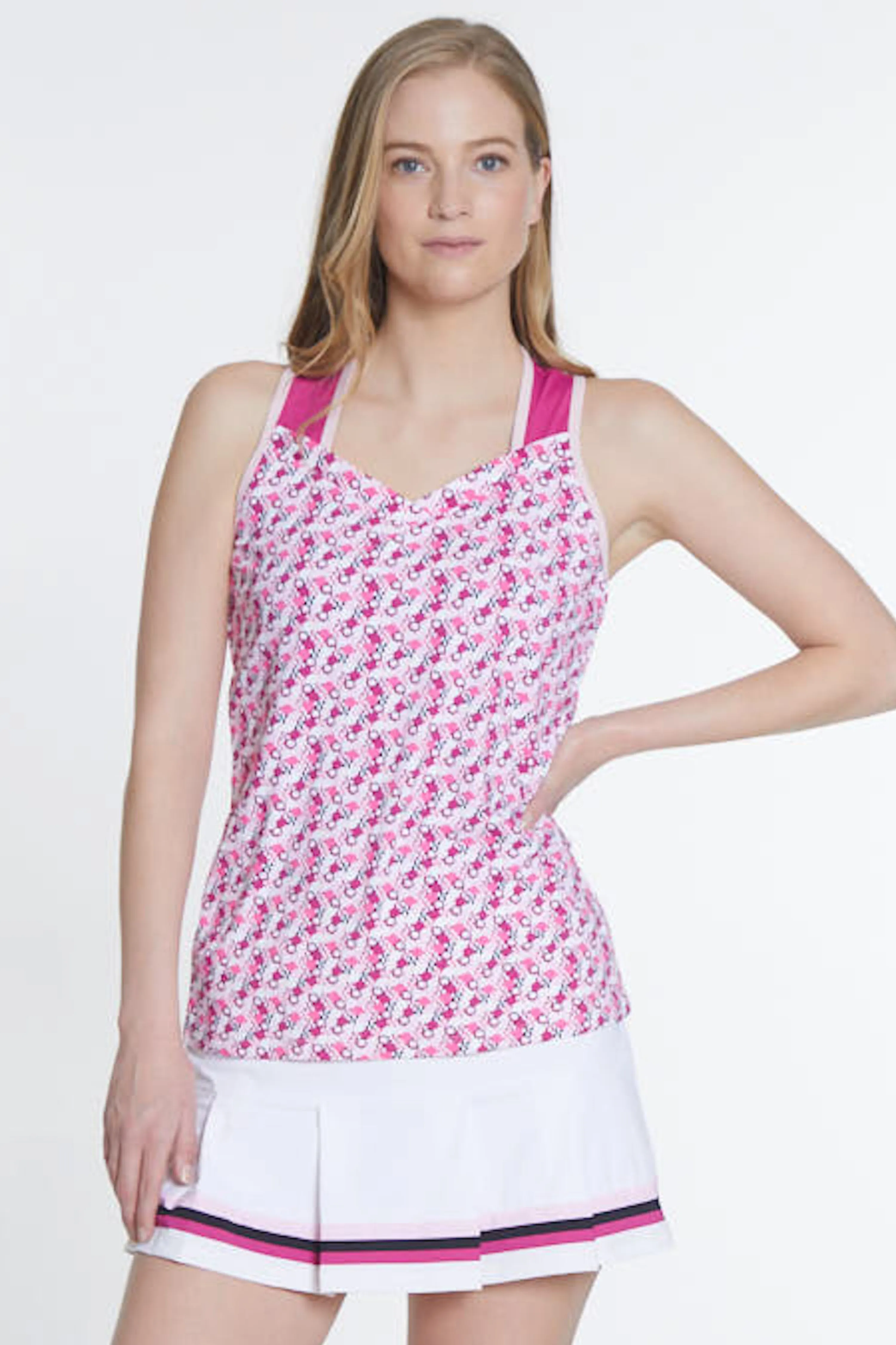 V-Neck Strap Tank sold by Sport Haley